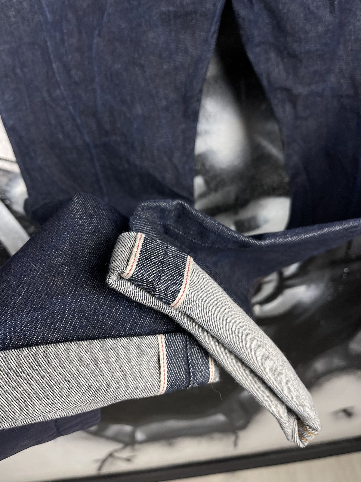 Folk Folk Indigo Blue Cotton Selvedge Denim Jeans Men’s Size W38 Size US 36 / EU 52 - 12 Thumbnail