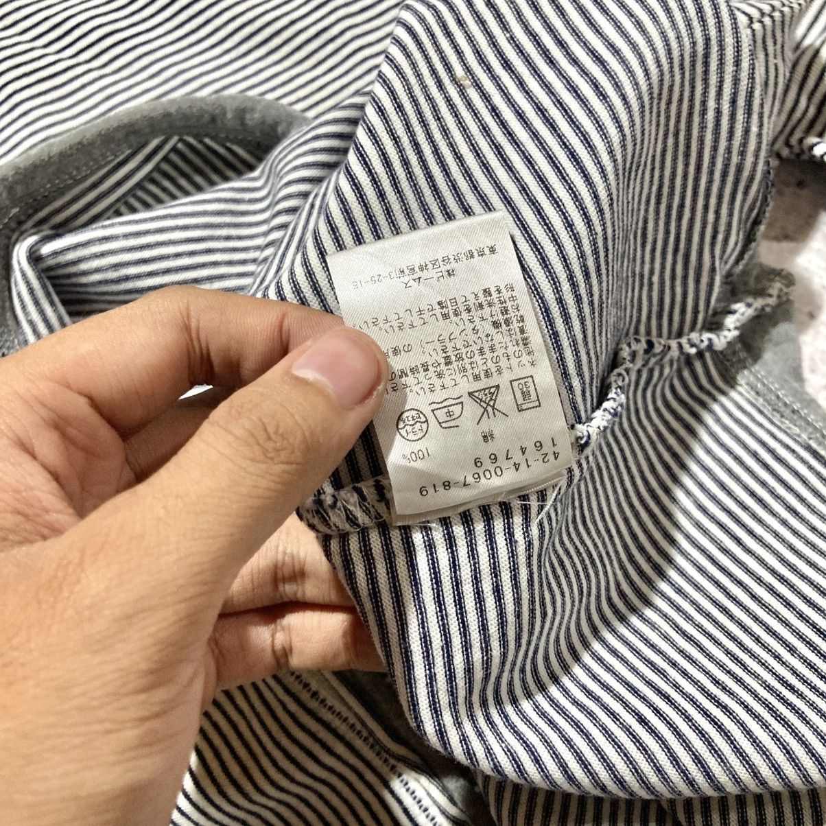 Beams Japan 2000s Beams Heart Double Layer Striped Longslevee Lgb Style Size US M / EU 48-50 / 2 - 14 Thumbnail