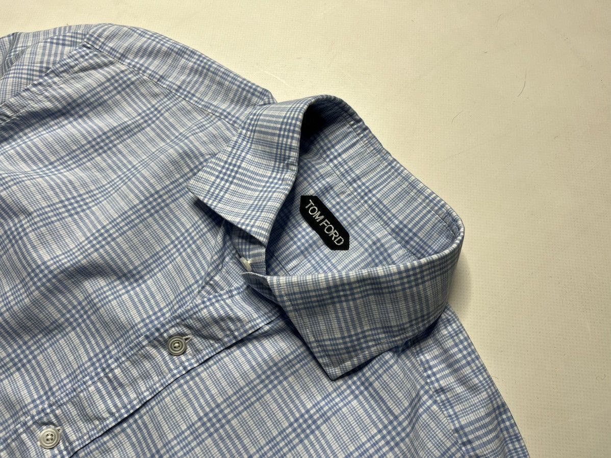 Tom Ford Tom Ford Blue shirts button up Size US L / EU 52-54 / 3 - 7 Thumbnail