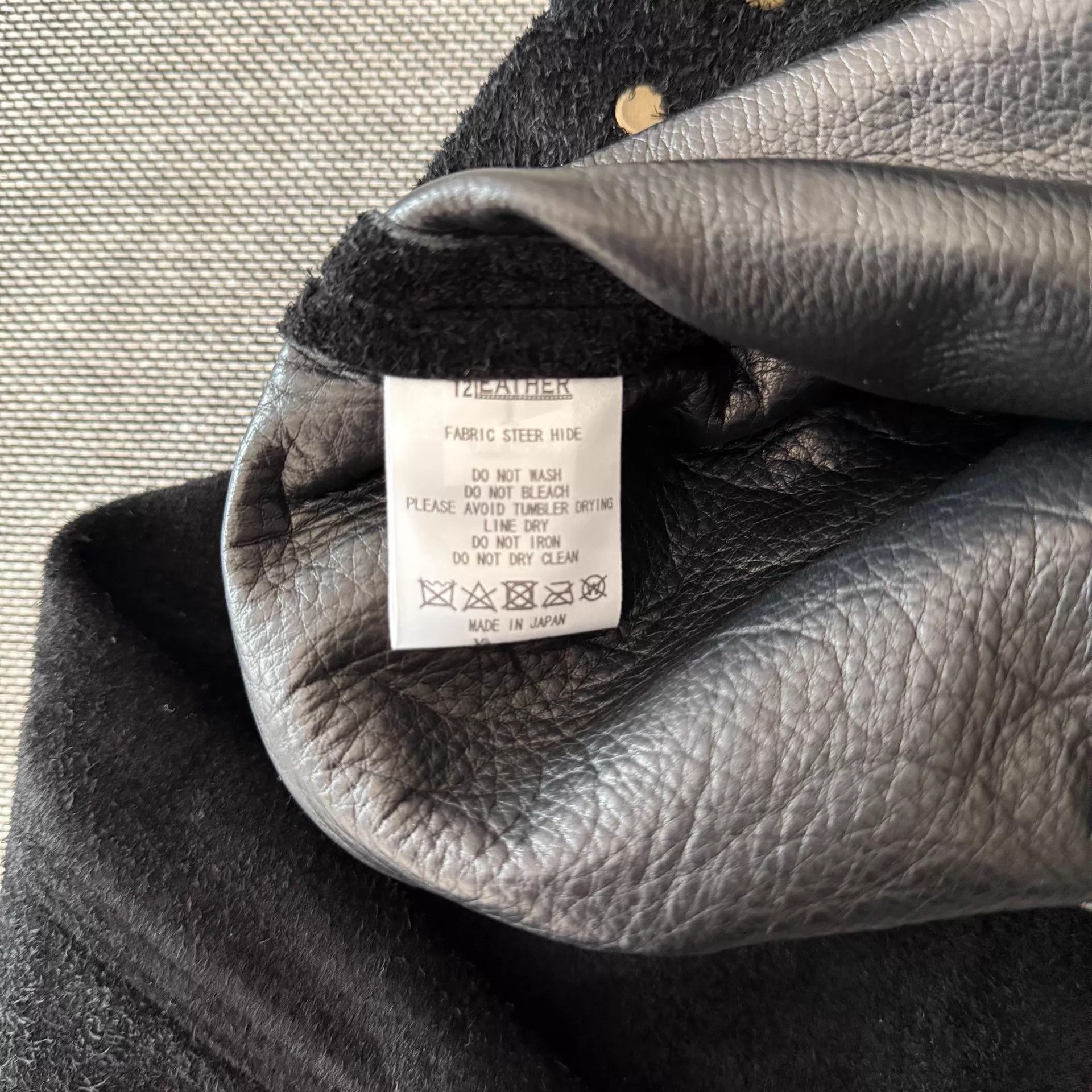 Y'2 Leather Y'2 Leather Black Nubuck Cowhide Type2 Jacket 40 Size US S / EU 44-46 / 1 - 8 Thumbnail