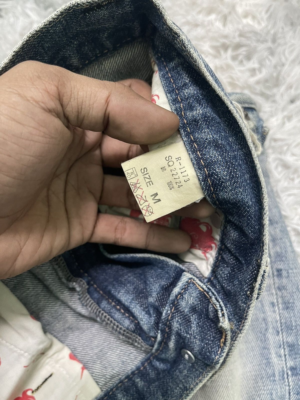 Other 90s RNA BUSHPANT DISTRESSED WASHABLE JEANS RARE DESIGN Size US 29 - 12 Thumbnail