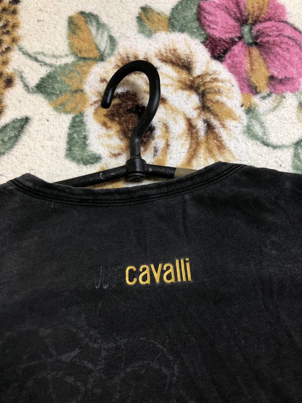 Just Cavalli Just Cavalli Men's T-Shirt Graphic Print Short Sleeve Size US XL / EU 56 / 4 - 7 Thumbnail