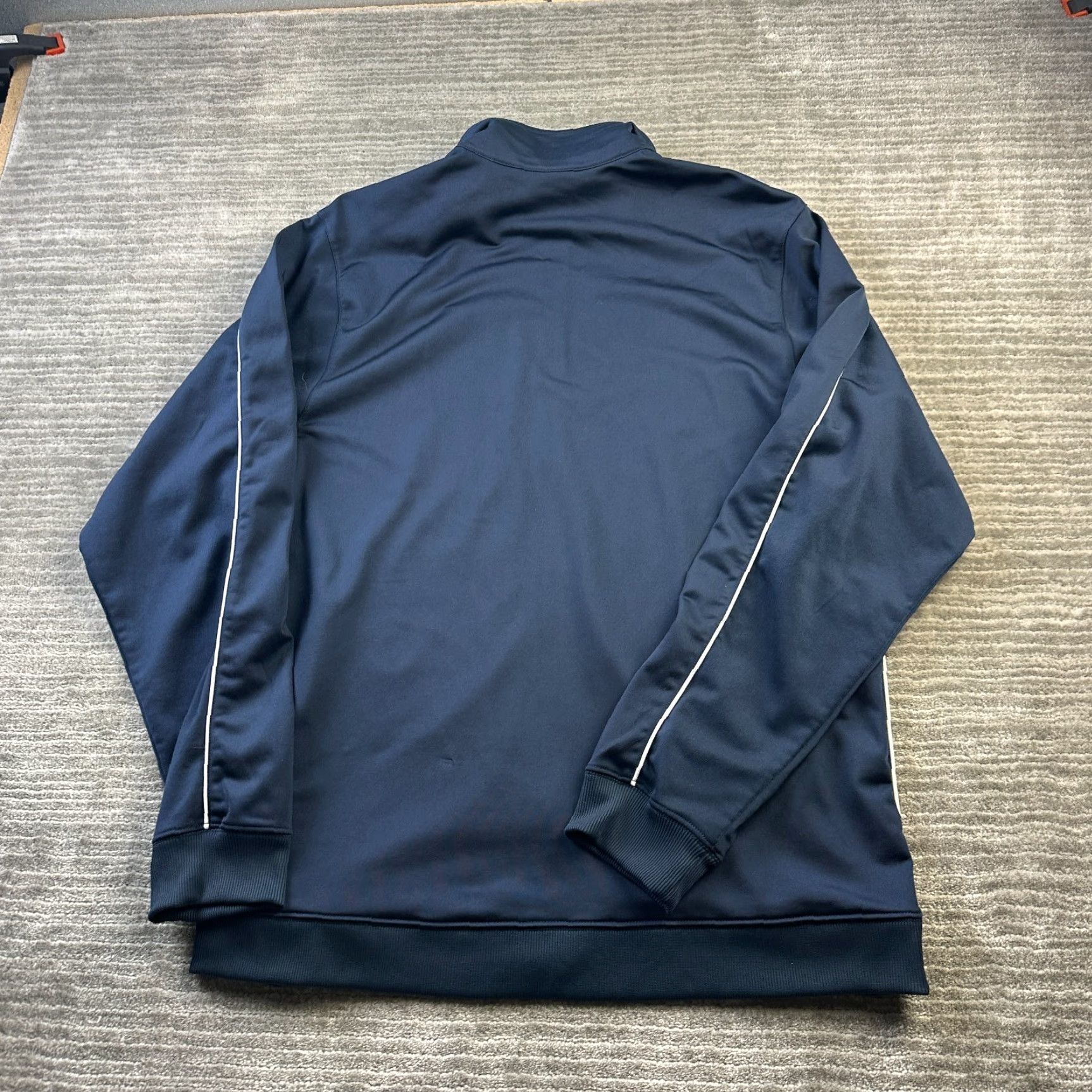 Nike VINTAGE Nike Jacket Mens Large Blue Full Zip Track Size US L / EU 52-54 / 3 - 2 Thumbnail