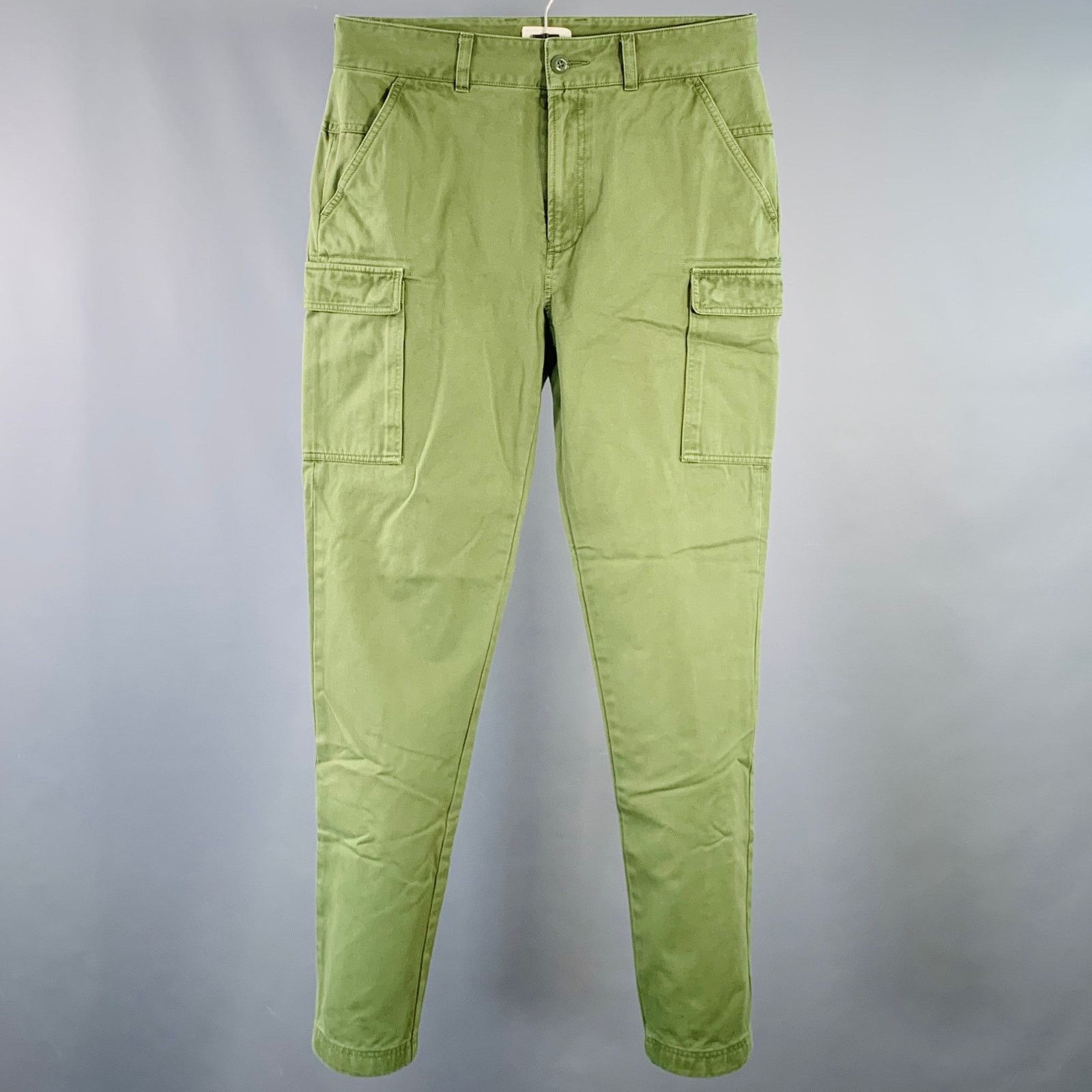 Aime Leon Dore Size S Green Cotton Cargo Tapered Casual Pants Size 31" - 1 Thumbnail