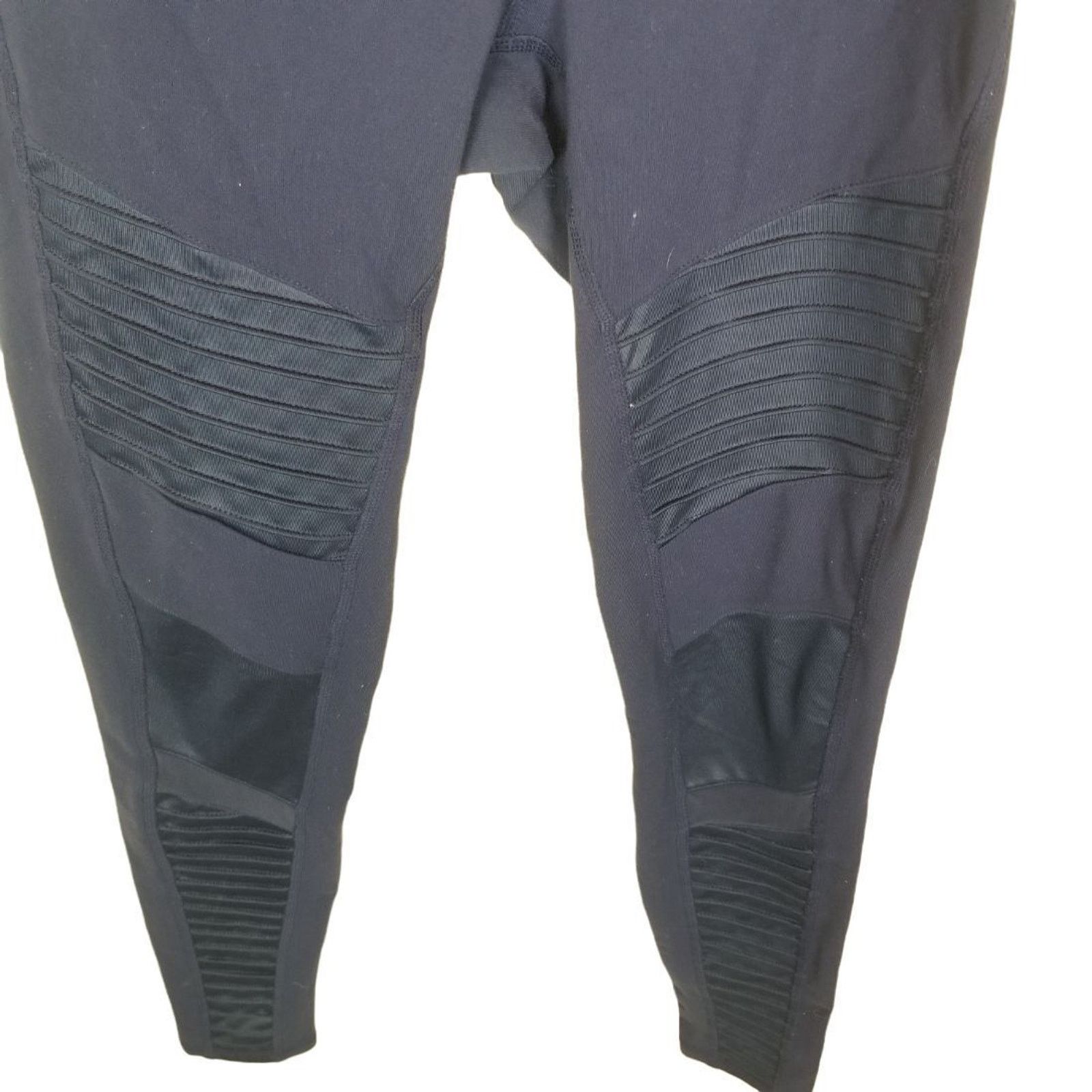 Alo Alo Yoga Womens High Waist Moto Leggings Sz S Navy Blue Size 26" / US 2 / IT 38 - 4 Thumbnail