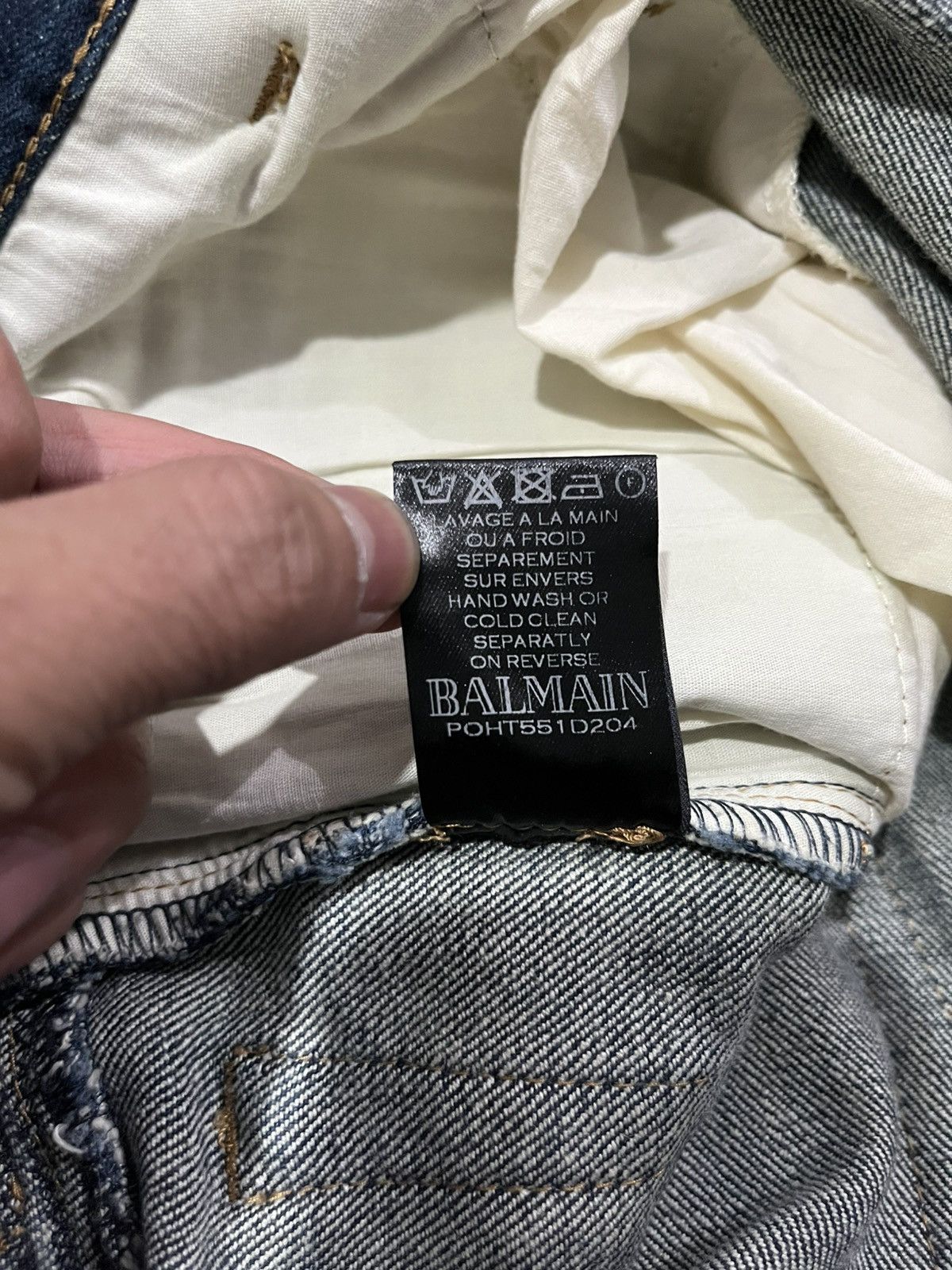 Balmain BALMAIN BIKER JEANS Size US 31 - 5 Thumbnail