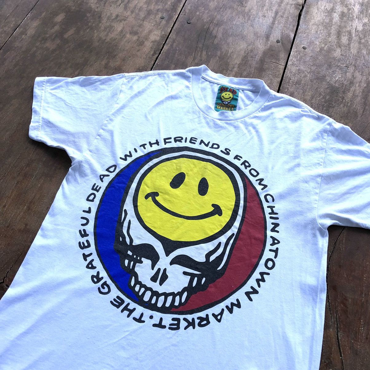 Band Tees Grateful Dead x Chinatown Market Made In USA Rare Shirt Size US L / EU 52-54 / 3 - 1 Thumbnail