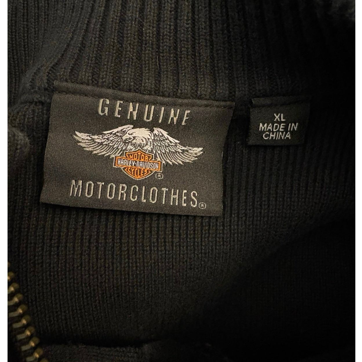 Harley Davidson Vintage Harley-Davidson Sweater XL. Embroidered. 1/4 zip Size US XL / EU 56 / 4 - 2 Thumbnail