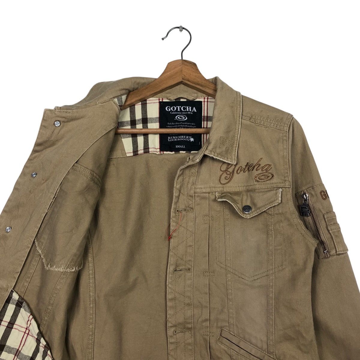 Japanese Brand 📌Vintage Biker Jacket Gotcha Punk Design Style Size US S / EU 44-46 / 1 - 13 Thumbnail