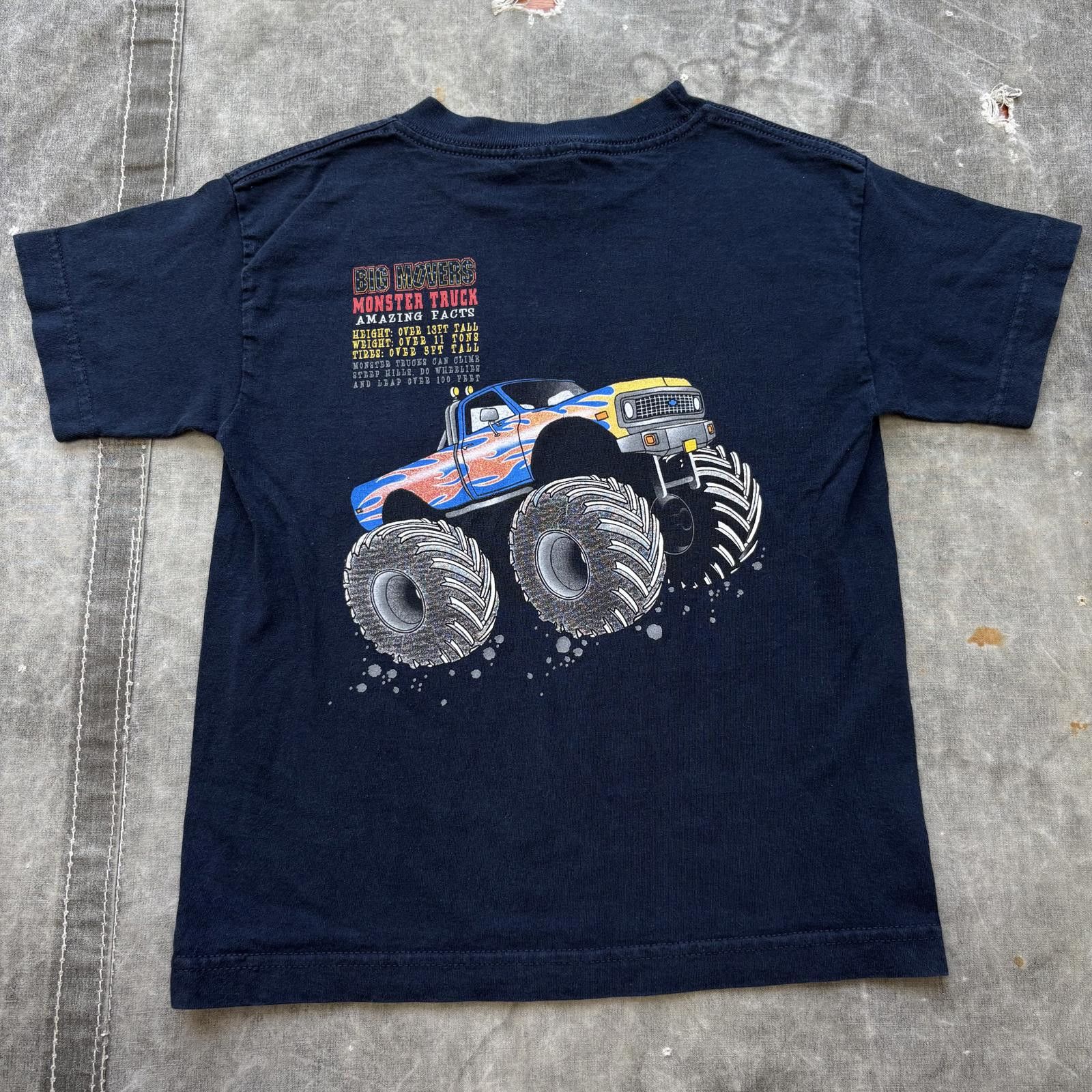 Vintage Vintage 90s Y2K Monster Truck Flames Women’s Baby Tee Size XS / US 0-2 / IT 36-38 - 2 Thumbnail