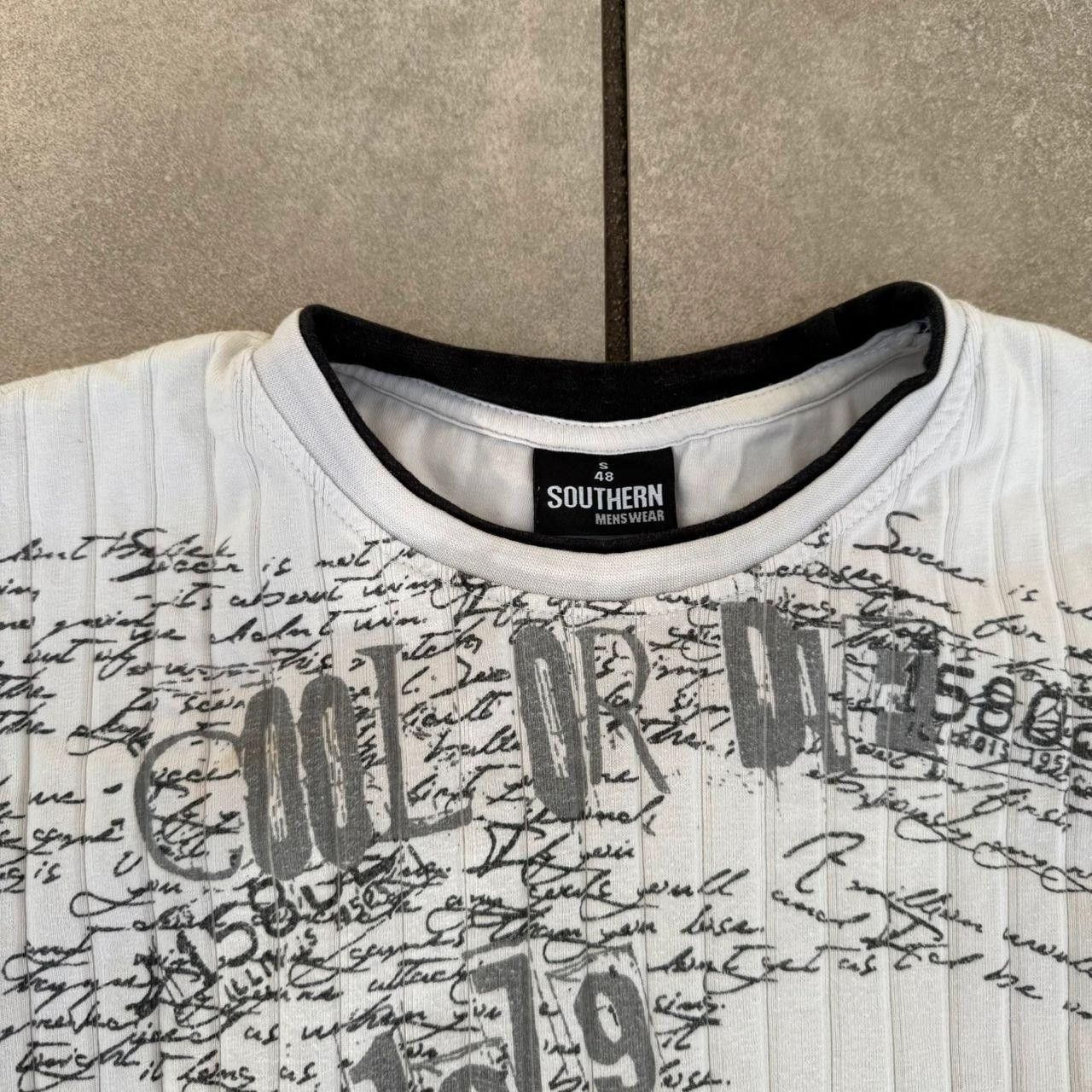 Vintage Vintage y2k Opium Ribbed T shirt Tee White Printed Size US M / EU 48-50 / 2 - 5 Thumbnail