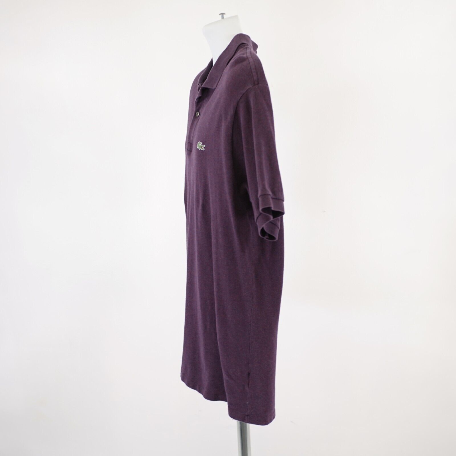 Lacoste Lacoste Purple W/ Blue Spec Size 7 Classic Fit Collared Polo Size US XL / EU 56 / 4 - 6 Thumbnail