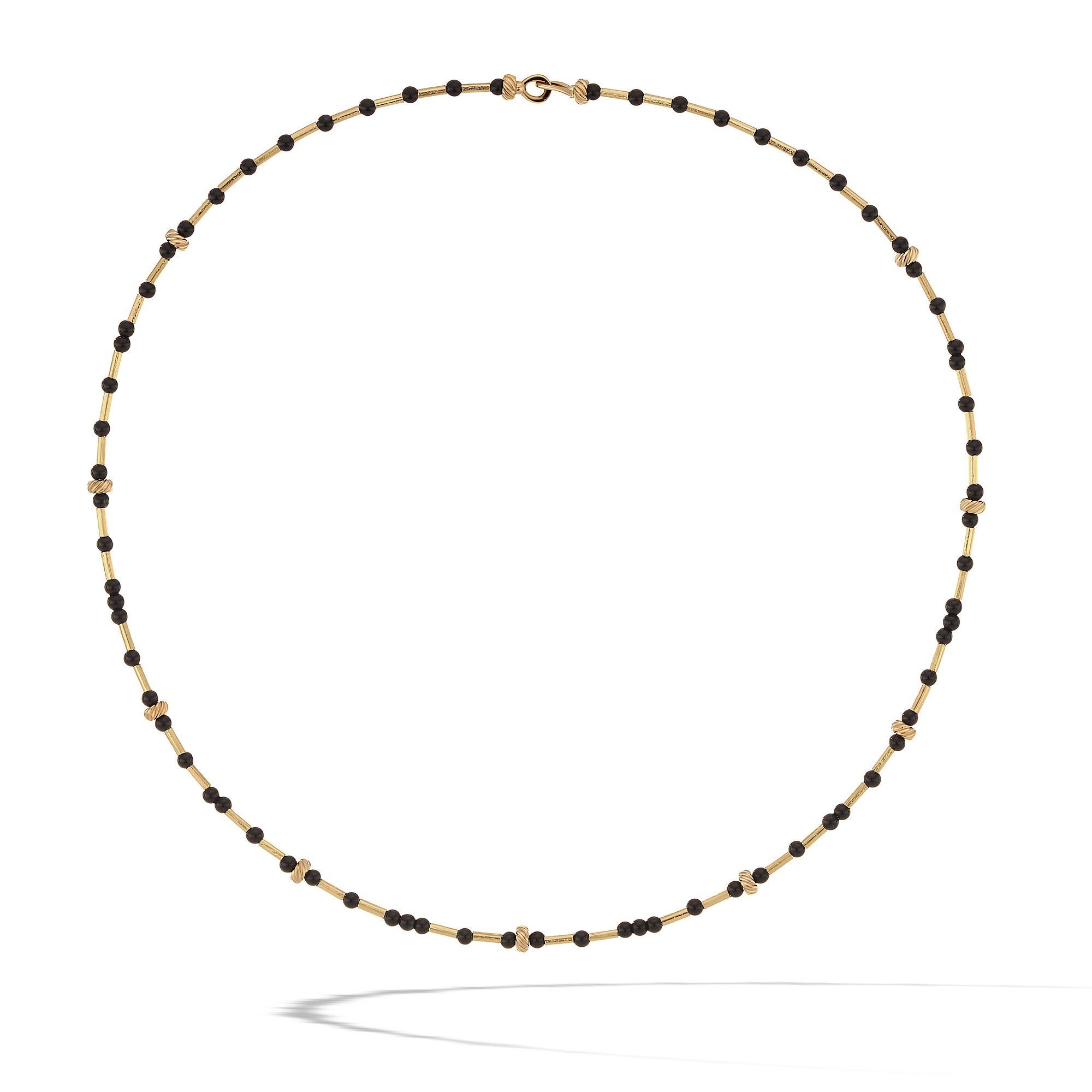 David Yurman o1w1db10426 N17003 Size: 10 /Necklace in 18K in Golden/Black Size ONE SIZE - 1 Thumbnail