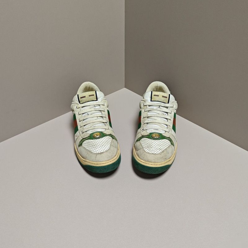 Gucci Gucci Screener Leather Sneakers in Green - Size US 11 / EU 44 - 2 Thumbnail