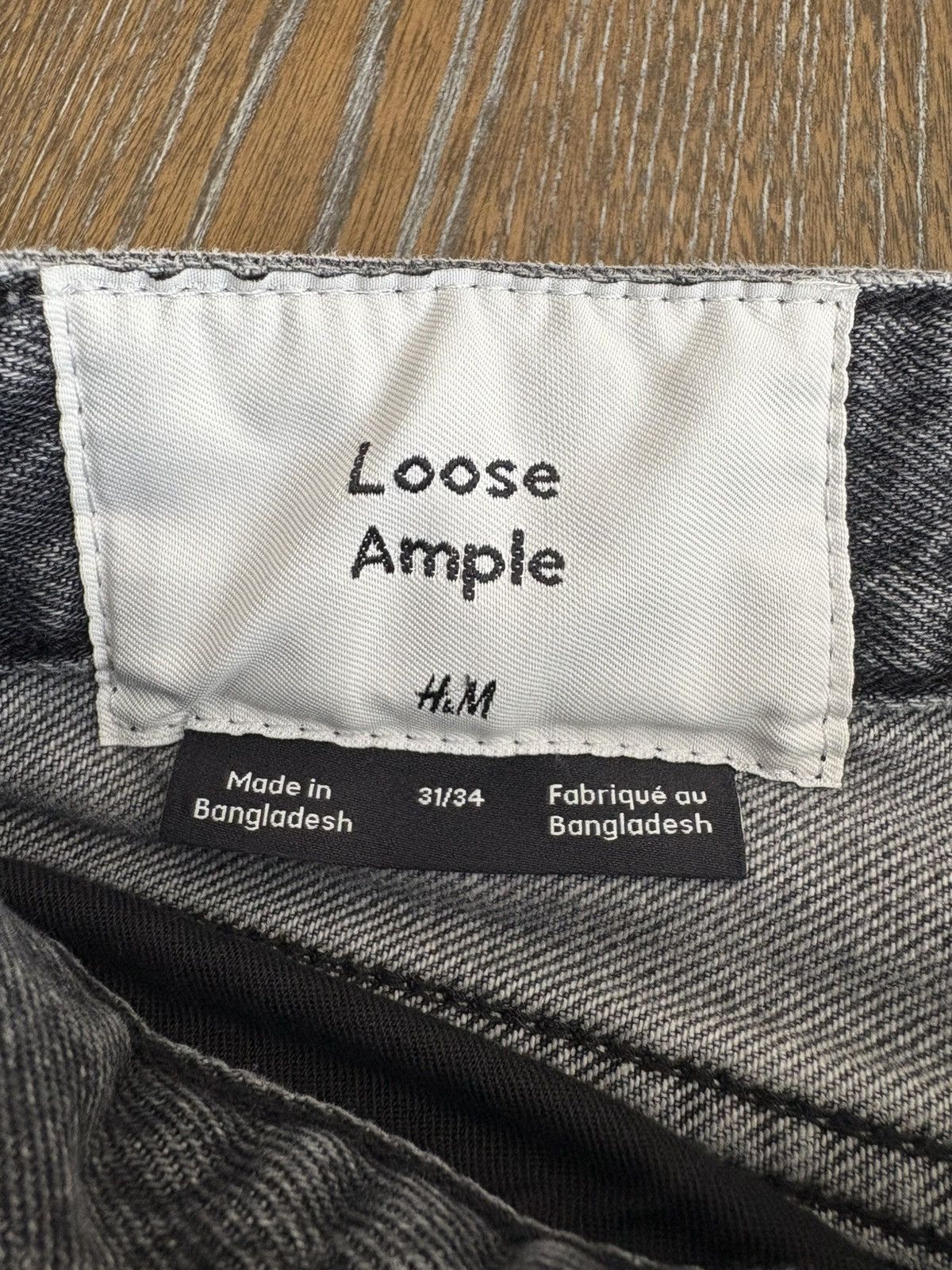 H&M Grey H&M Baggy Denim Jeans Size US 34 / EU 50 - 3 Thumbnail