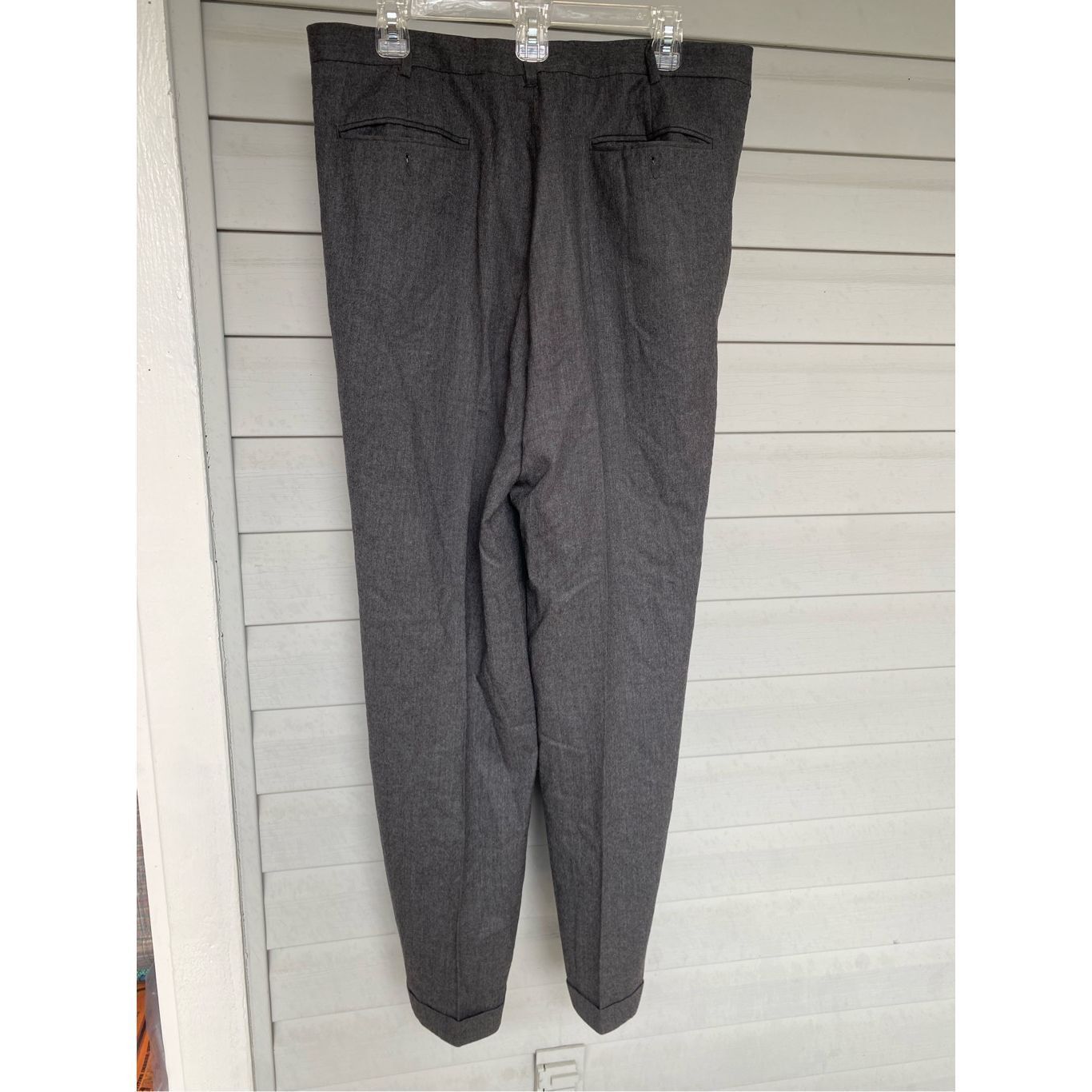 Lanifico Del Casentino Ethimo Classic Lanificio Zignone Cashmere-Wool Gray Front Pl Size US 36 / EU 52 - 10 Thumbnail