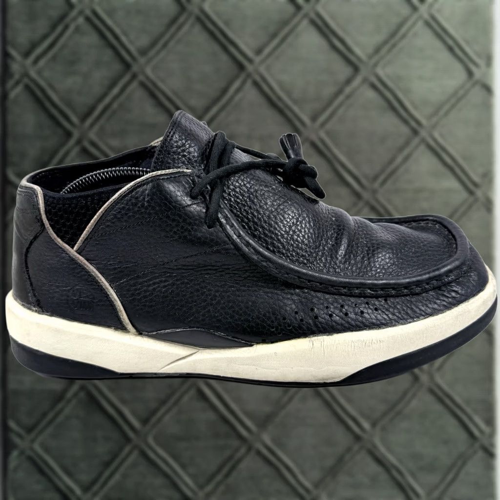 Visvim Visvim x Goodenough Polke Men Casual Shoes Black Nubuck Leather High Top 11 Navy? Size US M / EU 48-50 / 2 - 1 Thumbnail