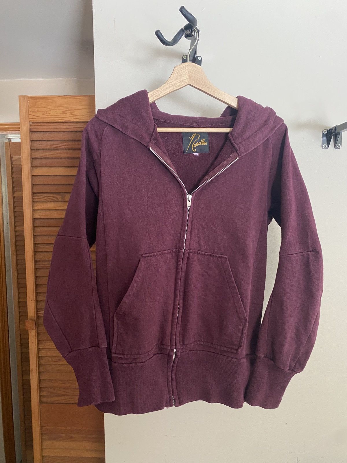Needles Needles Plain Maroon Pointed Hoodie Size US M / EU 48-50 / 2 - 1 Thumbnail