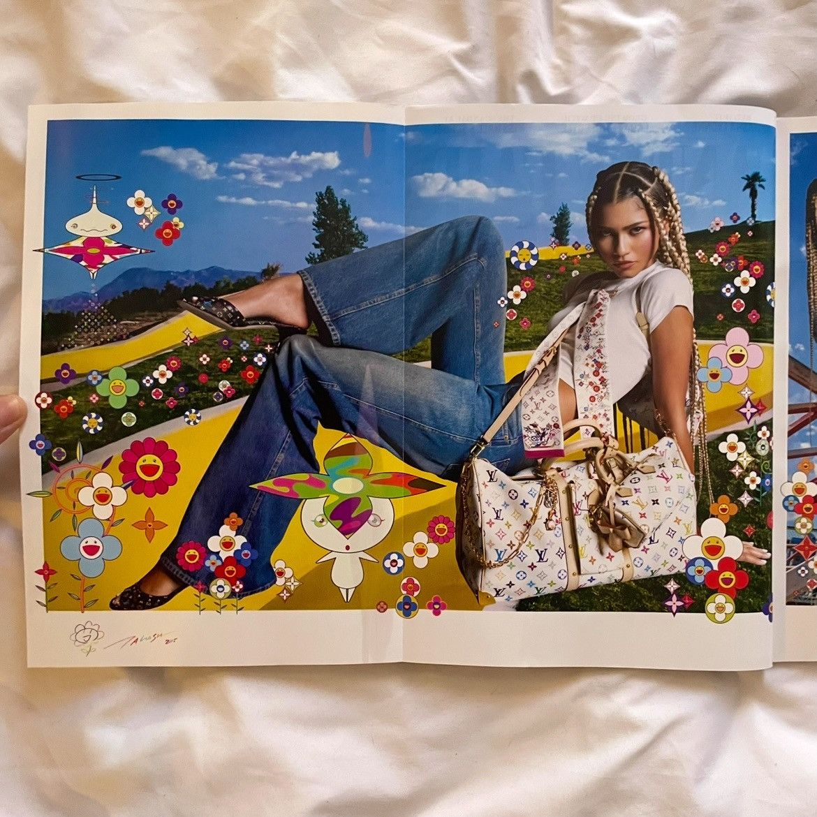Louis Vuitton × Takashi Murakami Louis Vuitton x Takashi Murakami Zendaya Landscape Poster Size ONE SIZE - 9 Thumbnail