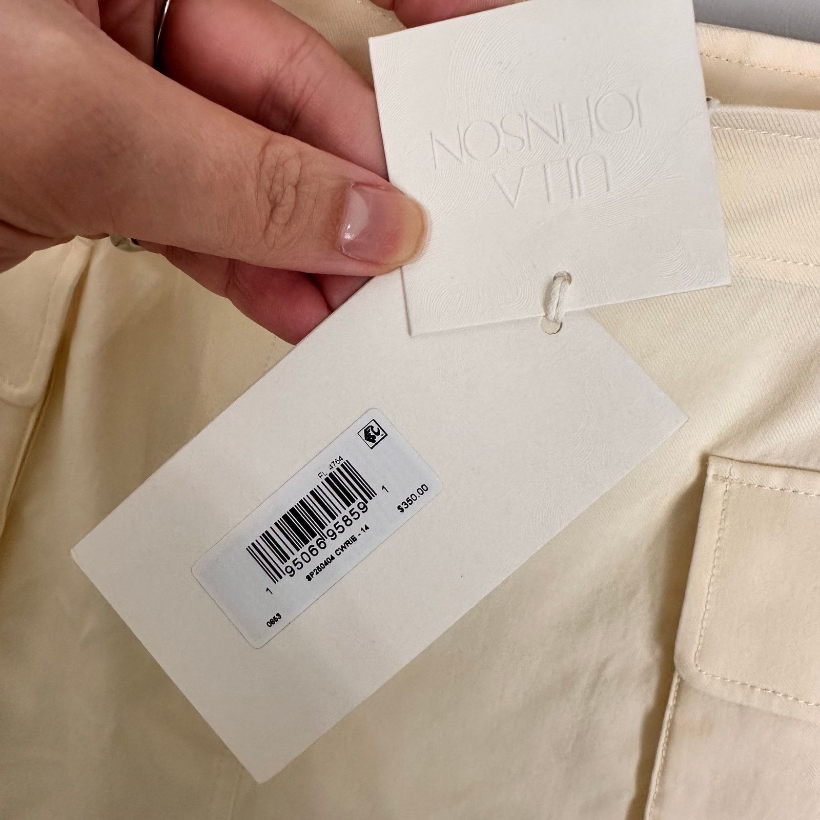 Ulla Johnson Ulla Johnson Sadie High-Rise Cargo Cotton Tencel Shorts 14 Size 36" / US 14 / IT 50 - 9 Thumbnail