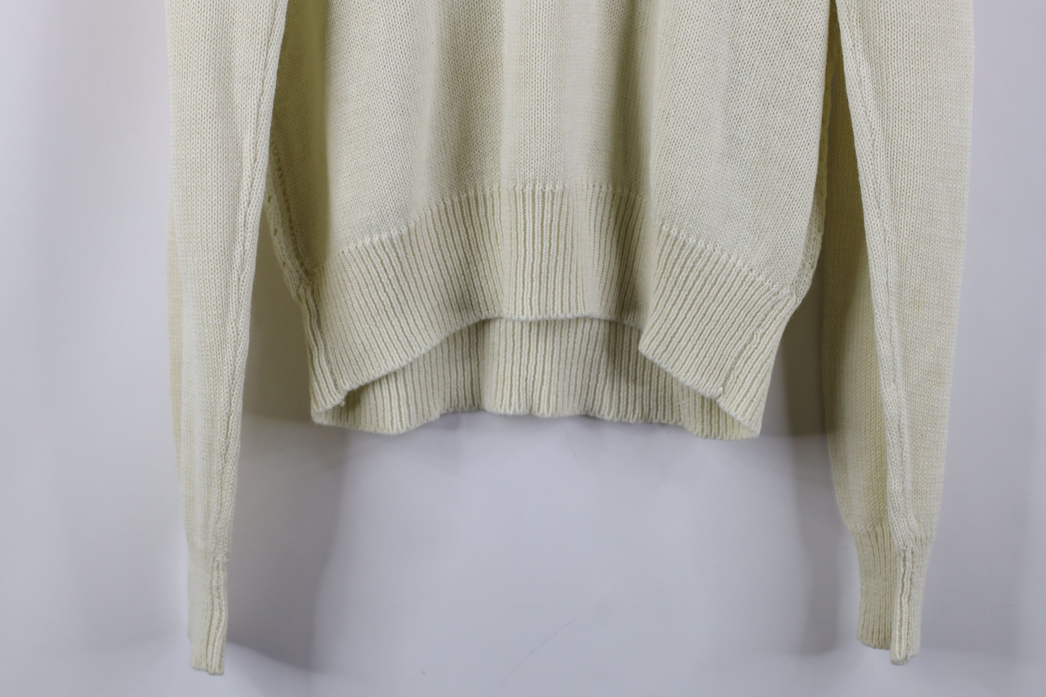 Vintage Vintage 70s Streetwear Crochet Needlepoint Flower Sweater Size L / US 10 / IT 46 - 15 Thumbnail