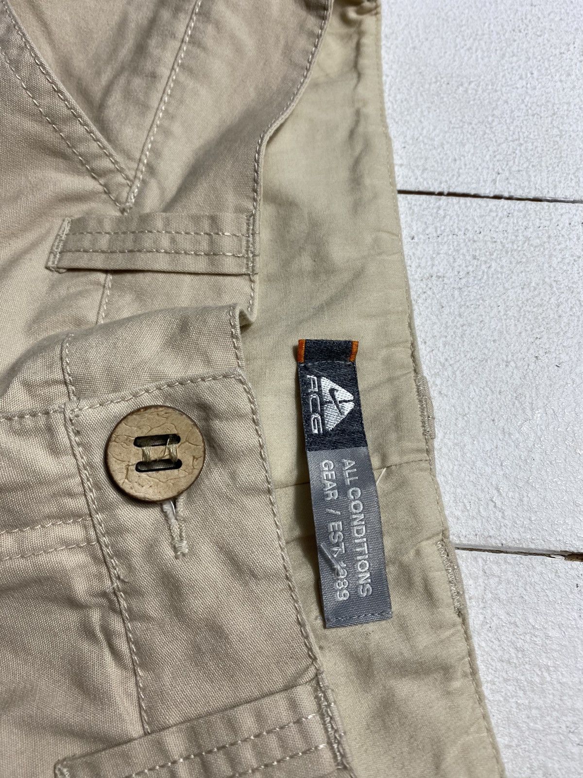 Nike ACG × Vintage 90s🔥NIKE ACG FLARE RELAXED FIT WOMENS GORPCORE Y2K PANTS Size 27" / US 4 / IT 40 - 5 Thumbnail