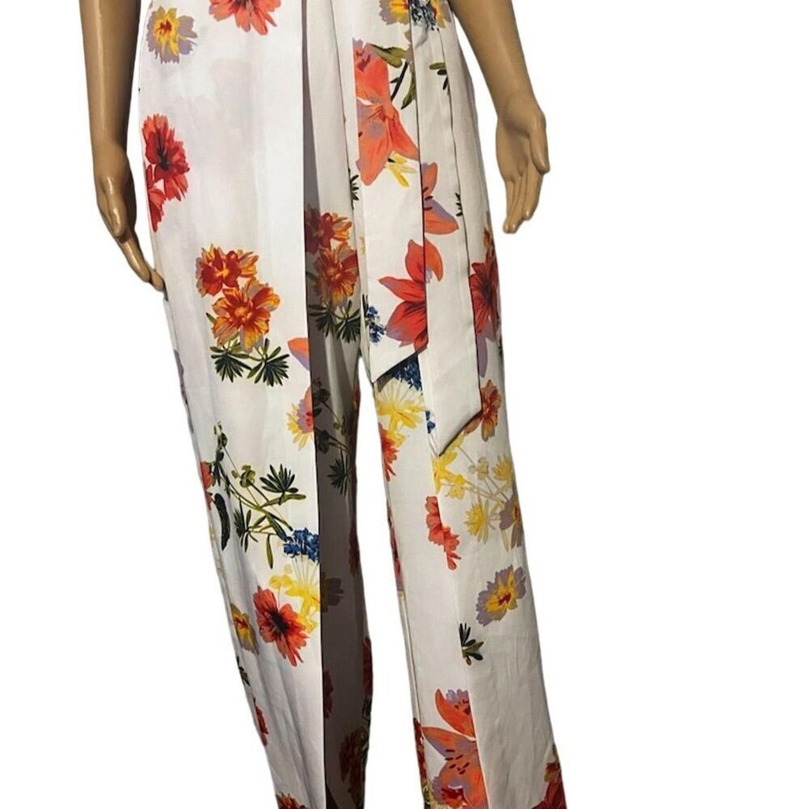 Other Alex Marie Floral Jumpsuit Women’s Size 2 Wide-Leg Summer Size 26" / US 2 / IT 38 - 5 Thumbnail