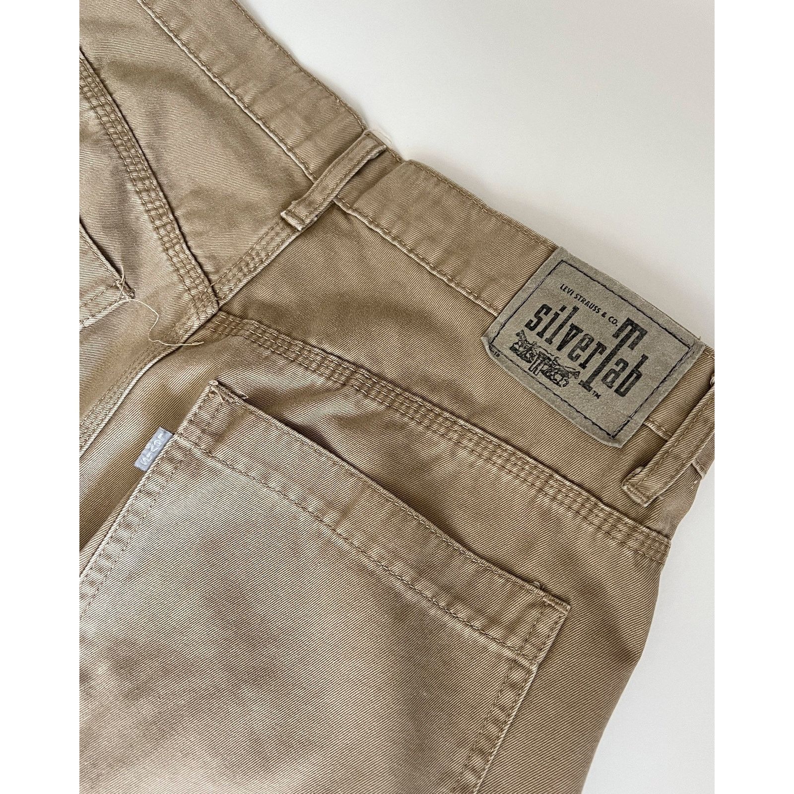 Levi's 2000s Levi's Silvertab Khaki Work Pants Size US 32 / EU 48 - 3 Thumbnail