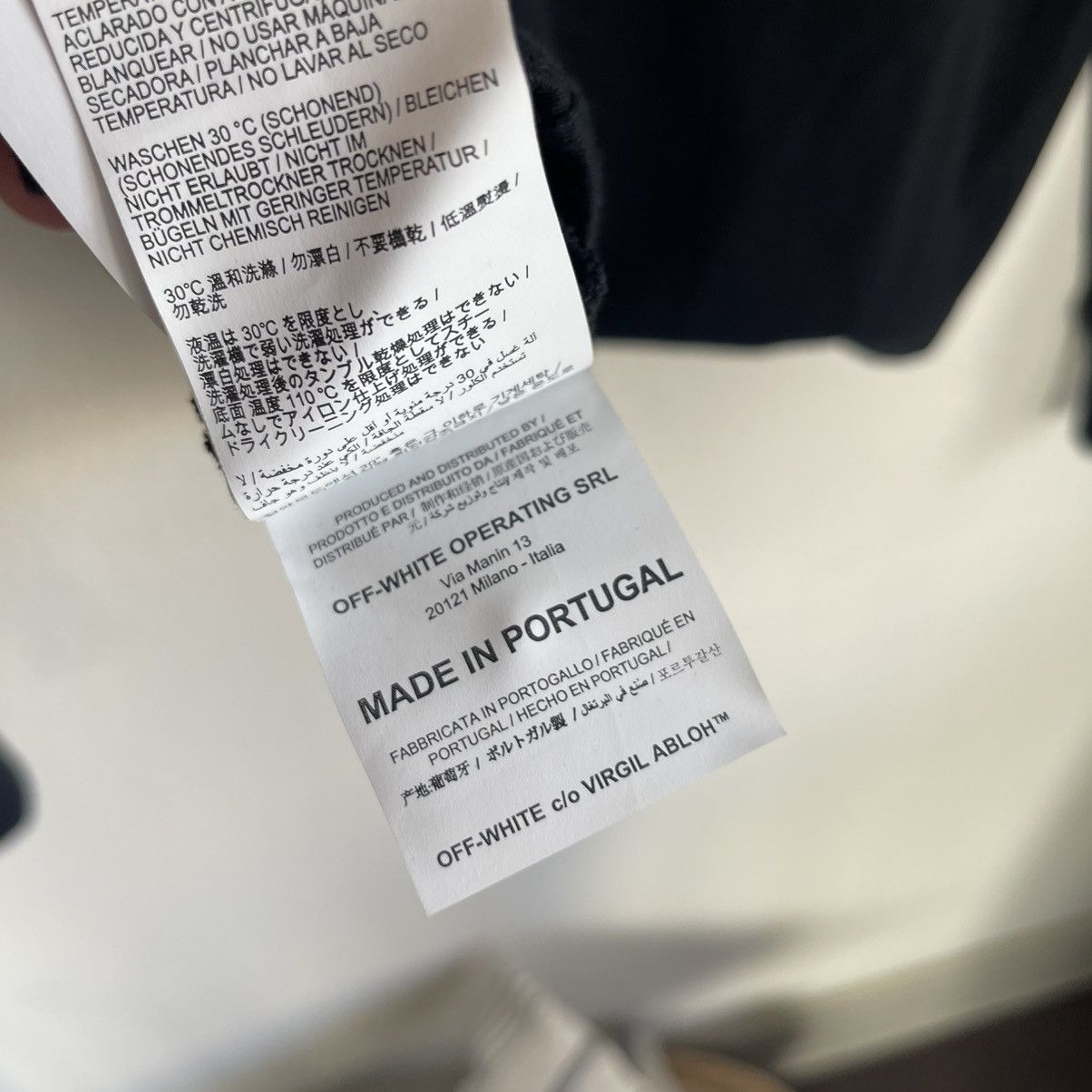 Off-White Off White Fall Winter 19 - 20 Bat Wings Long Sleeve T Shirt Size US XXS / EU 40 - 10 Thumbnail