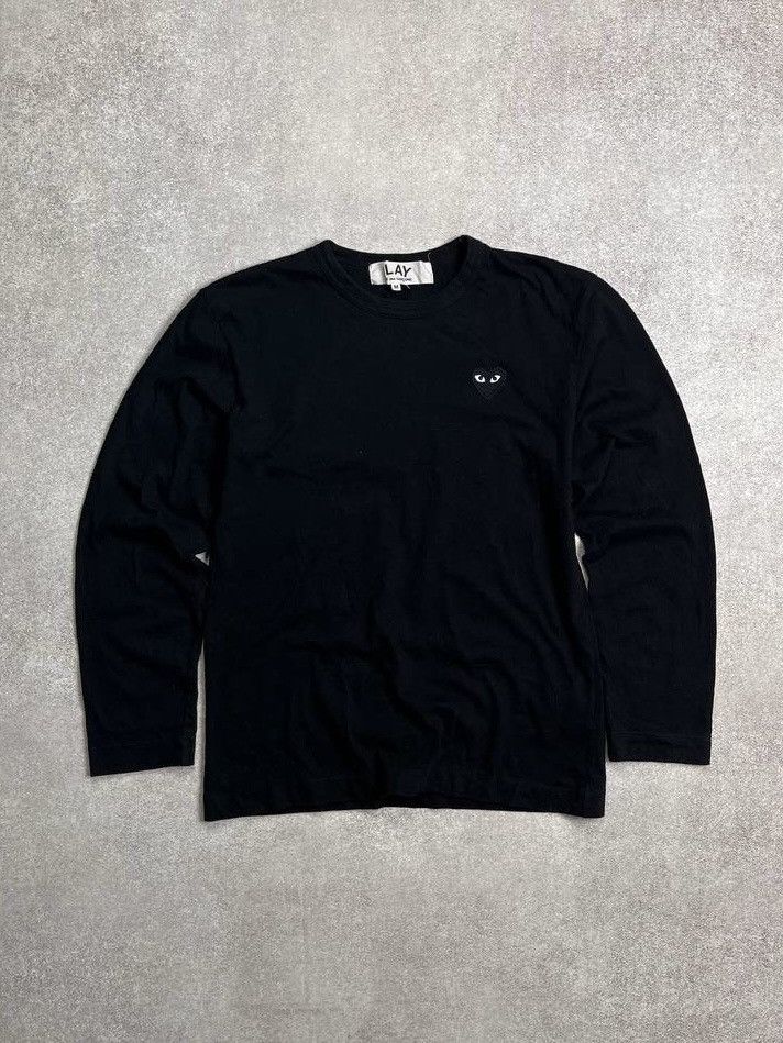 Comme des Garcons PLAY VINTAGE PLAY COMME DES GARCONS HEART LONGSLEEVE SHIRT M Size US M / EU 48-50 / 2 - 1 Thumbnail