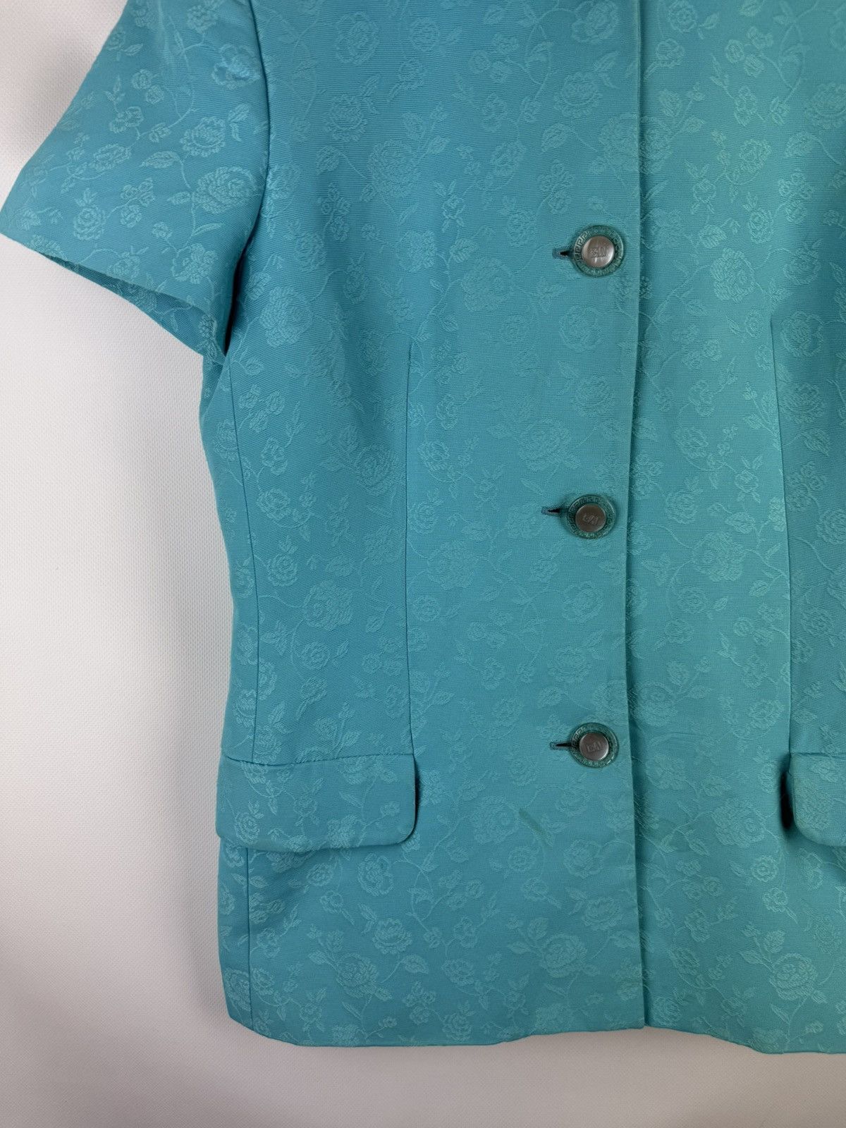Versace Versace Classic V2 S/S VTG Japanese Floral Blazer Jacket Size M / US 6-8 / IT 42-44 - 5 Thumbnail
