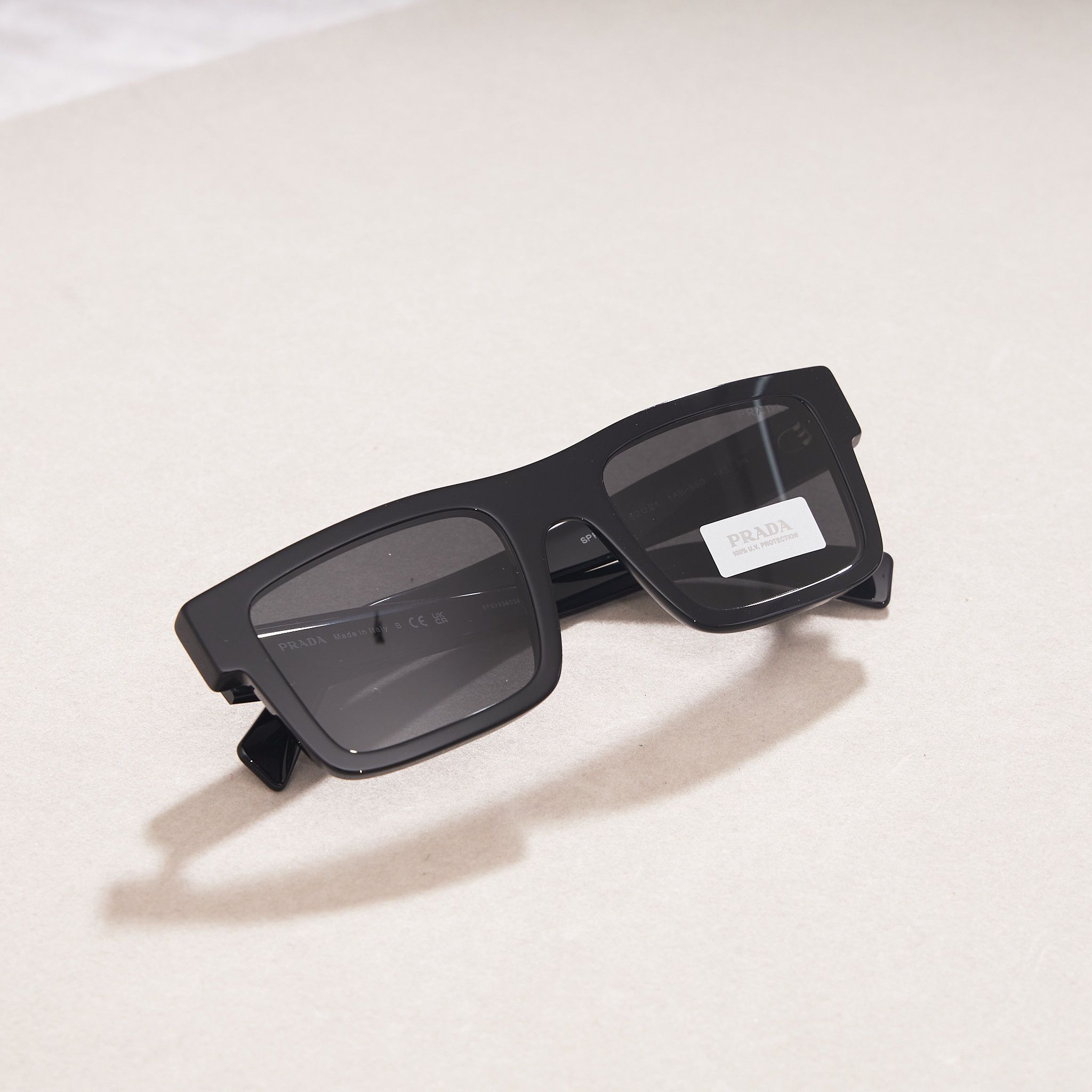 Prada PRADA OPR 19WS 1AB5S0 Sunglasses BLACK Size ONE SIZE - 4 Thumbnail