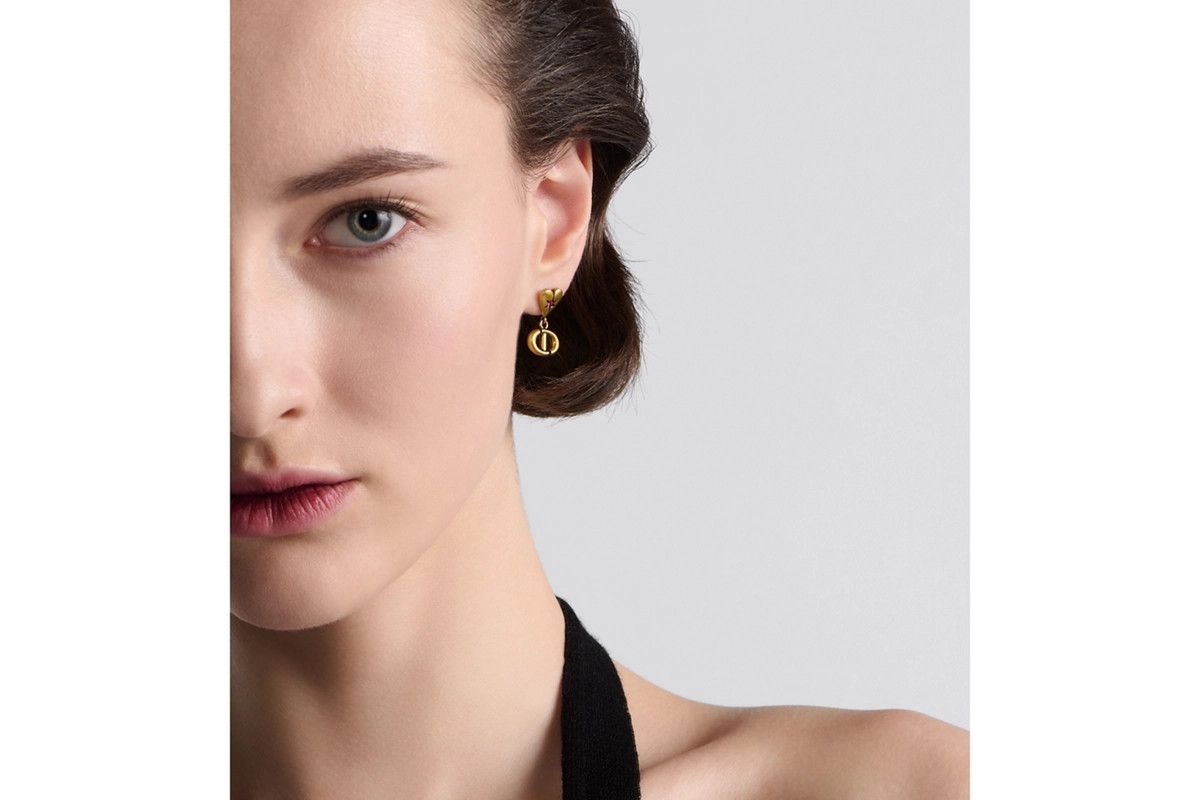 Dior o1bcso1str0126 Size:OS/Lucky Charms Earrings in Golden/White Size ONE SIZE - 5 Thumbnail