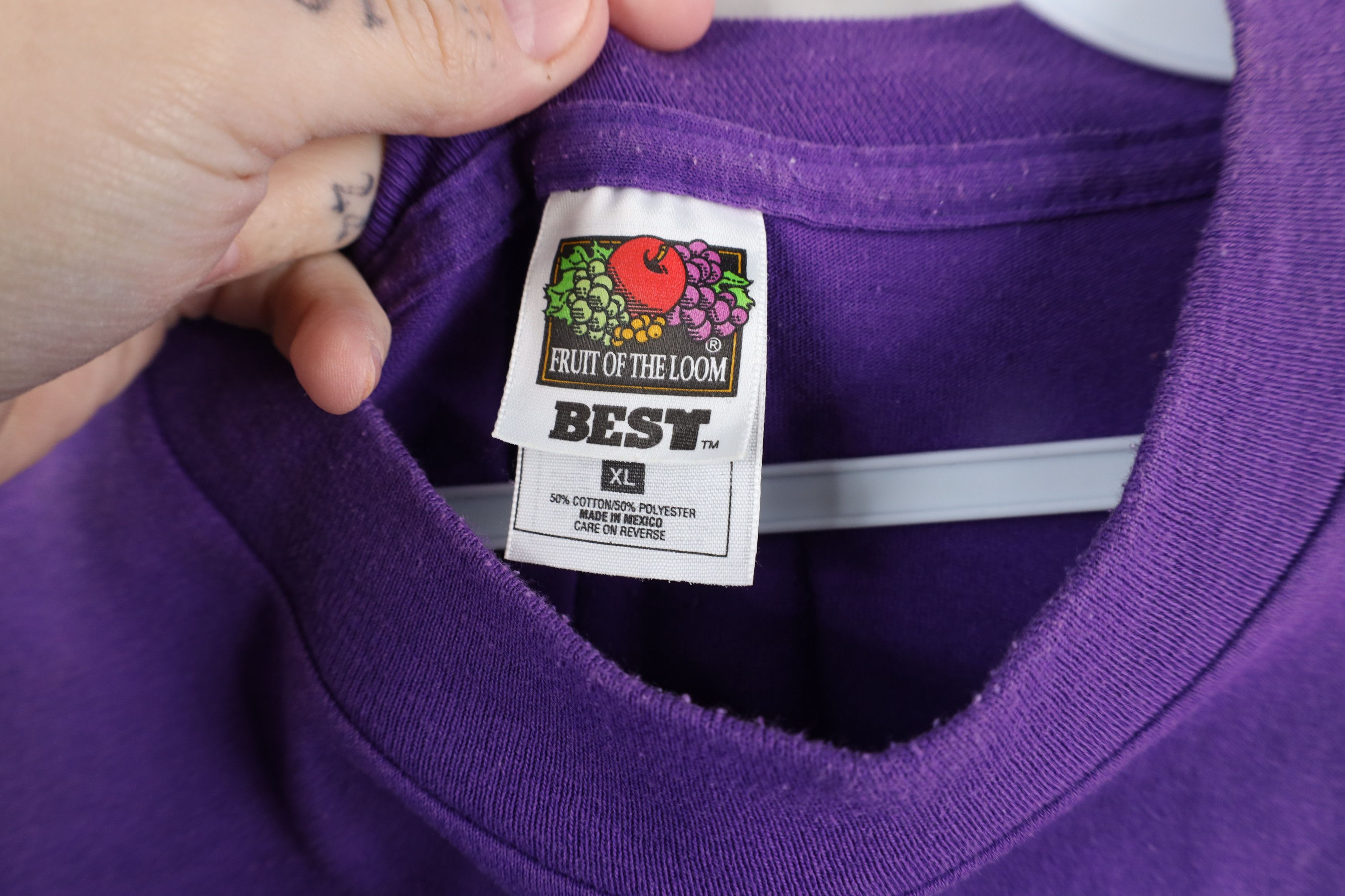 Vintage Vintage 90s Streetwear Nature Hummingbird Flower T-Shirt Size XL / US 12-14 / IT 48-50 - 9 Thumbnail