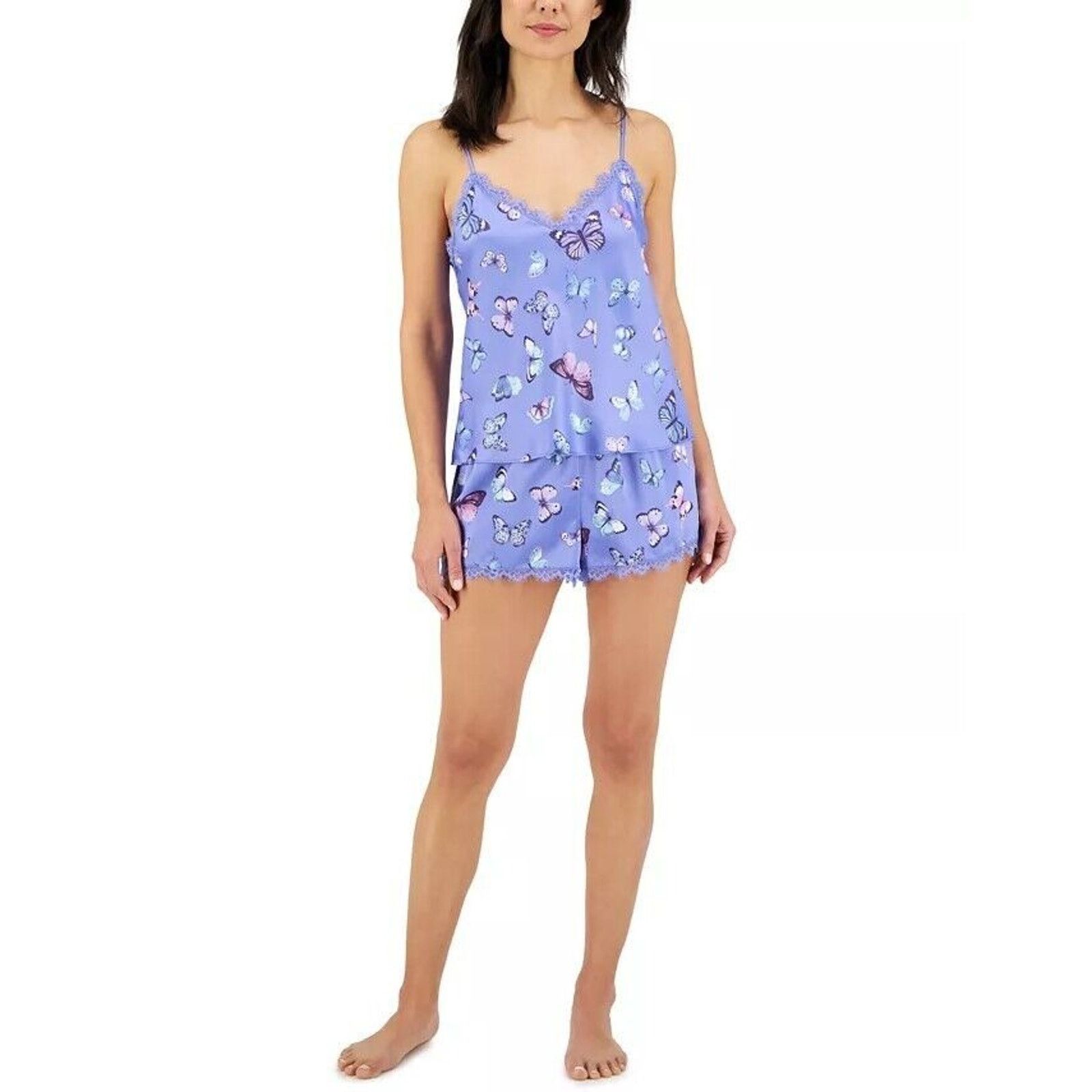 The Unbranded Brand I.N.C. Int Concepts Women Satin Cami & Shorts Pajama Set XL Size ONE SIZE - 1 Thumbnail