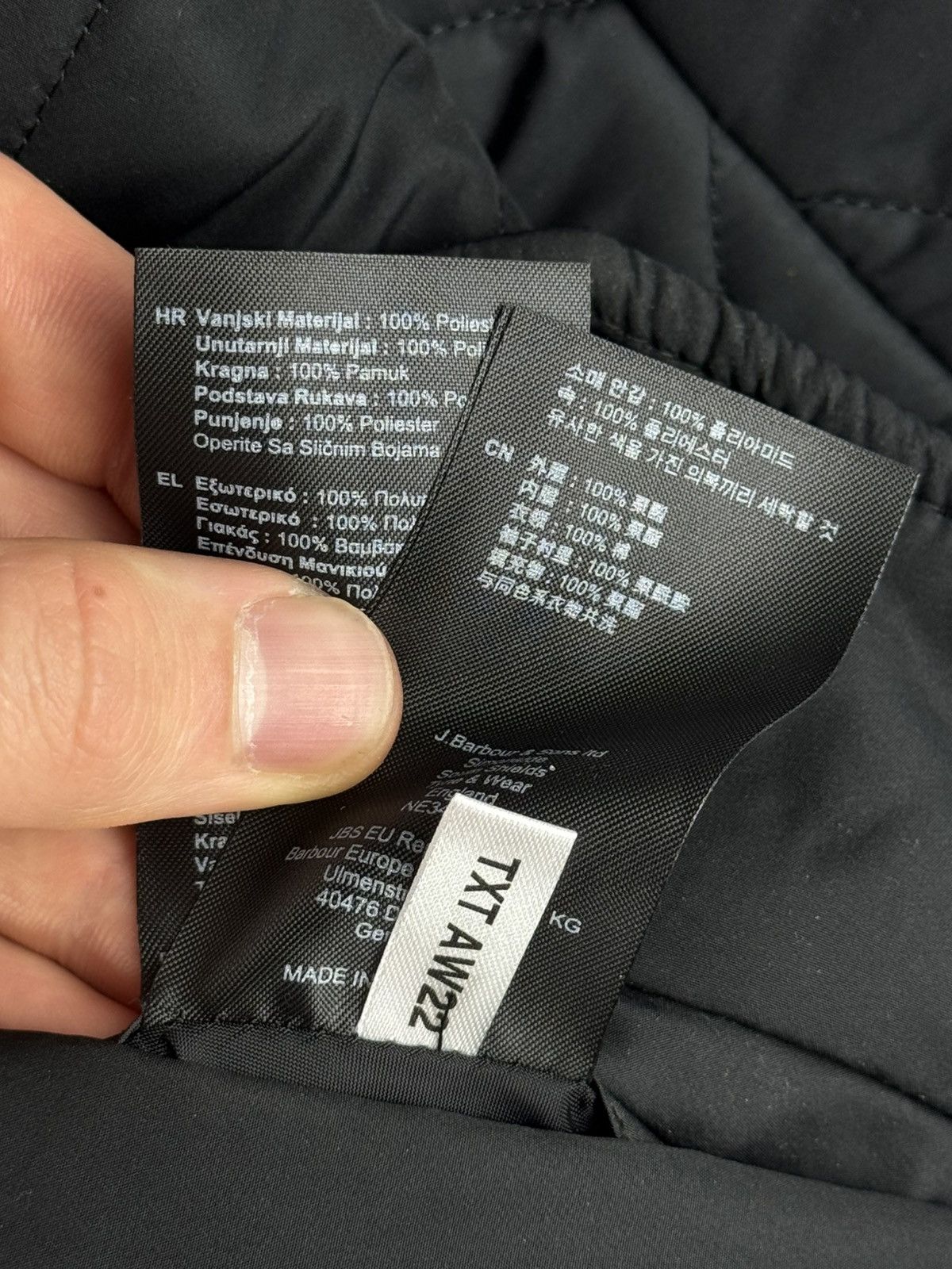 Barbour Barbour Powell Quilt Jacket Black Diamond Quilted Jacket Size US M / EU 48-50 / 2 - 15 Thumbnail