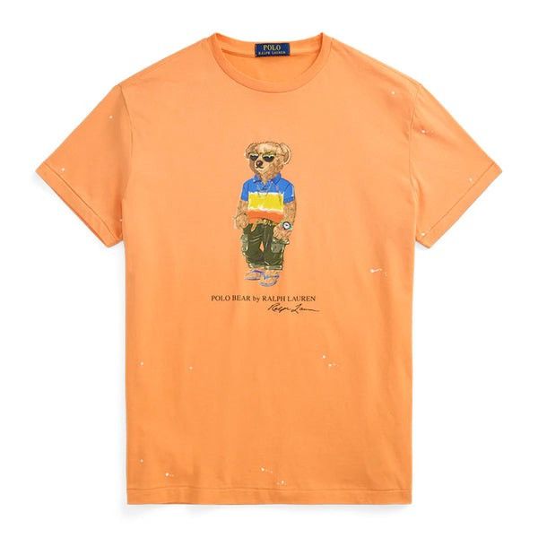 Polo Ralph Lauren Polo Ralph Lauren Beach Bear Graphic Print T-Shirt Orange XL Size US XL / EU 56 / 4 - 5 Thumbnail
