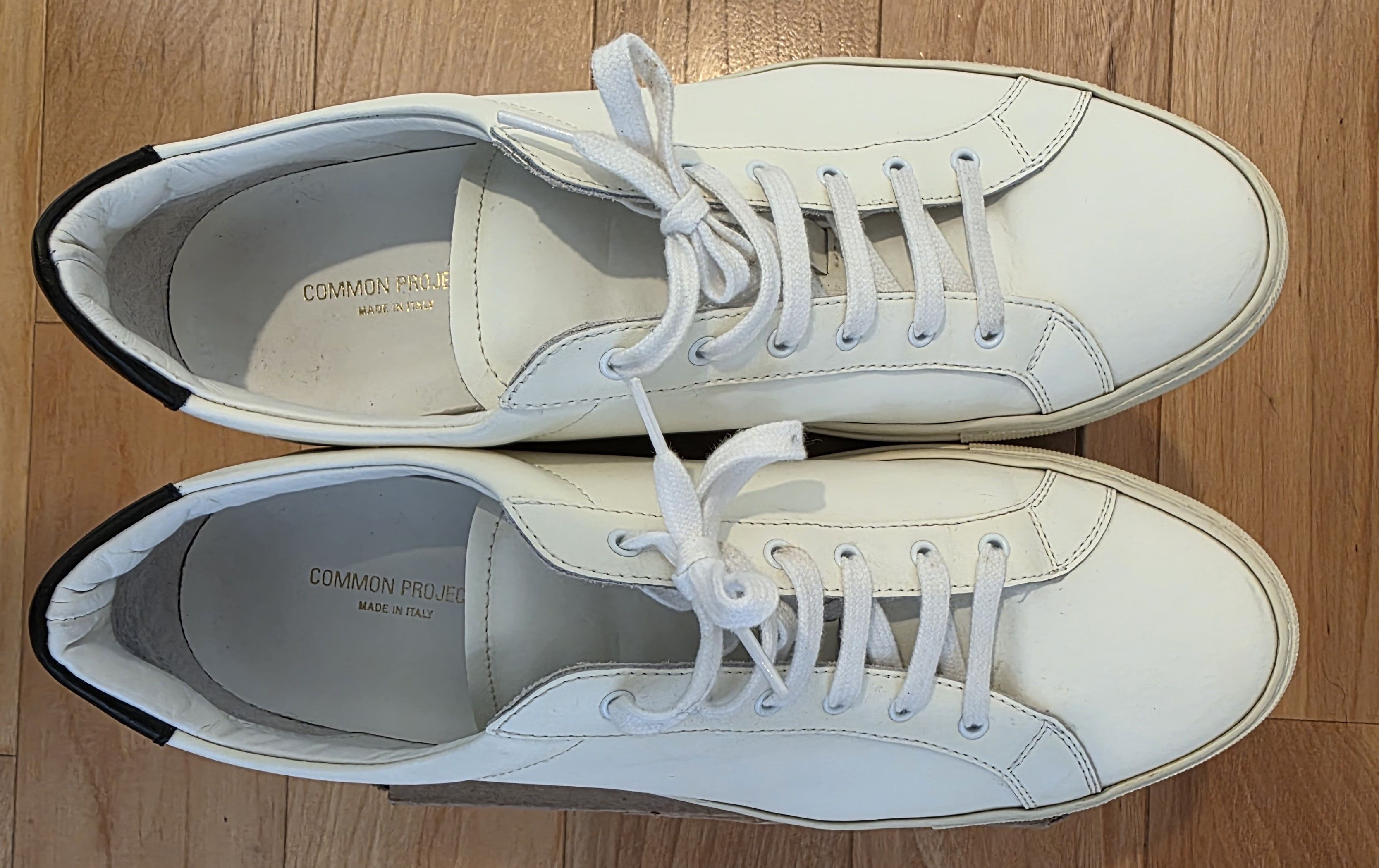 Common Projects Common Projects Men's Achilles Leather Low-Top Sneakers - 43 Size US 10 / EU 43 - 1 Thumbnail