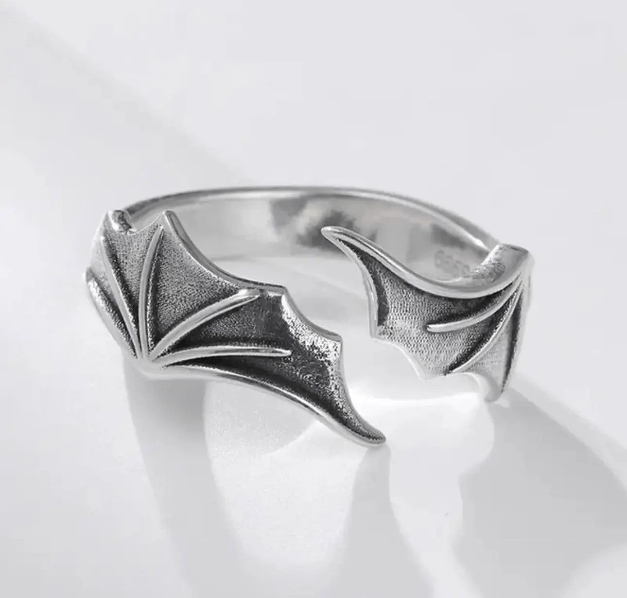 Jewelry Punk Gothic Streetwear Bat Ring Size ONE SIZE - 3 Thumbnail