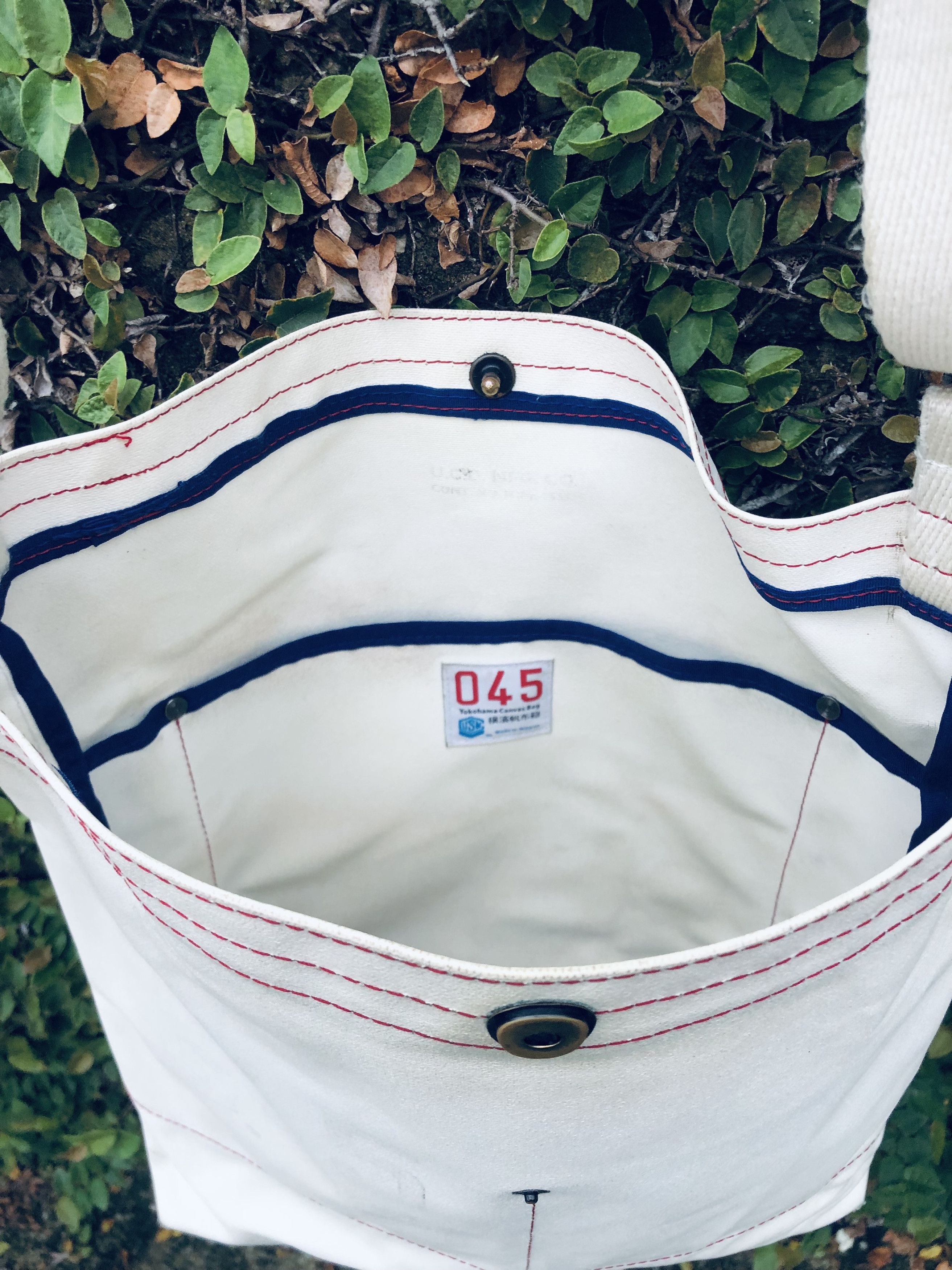 Japanese Brand 045 Yokohama Canvas Crossbody BAG Nippon Made Size ONE SIZE - 12 Thumbnail