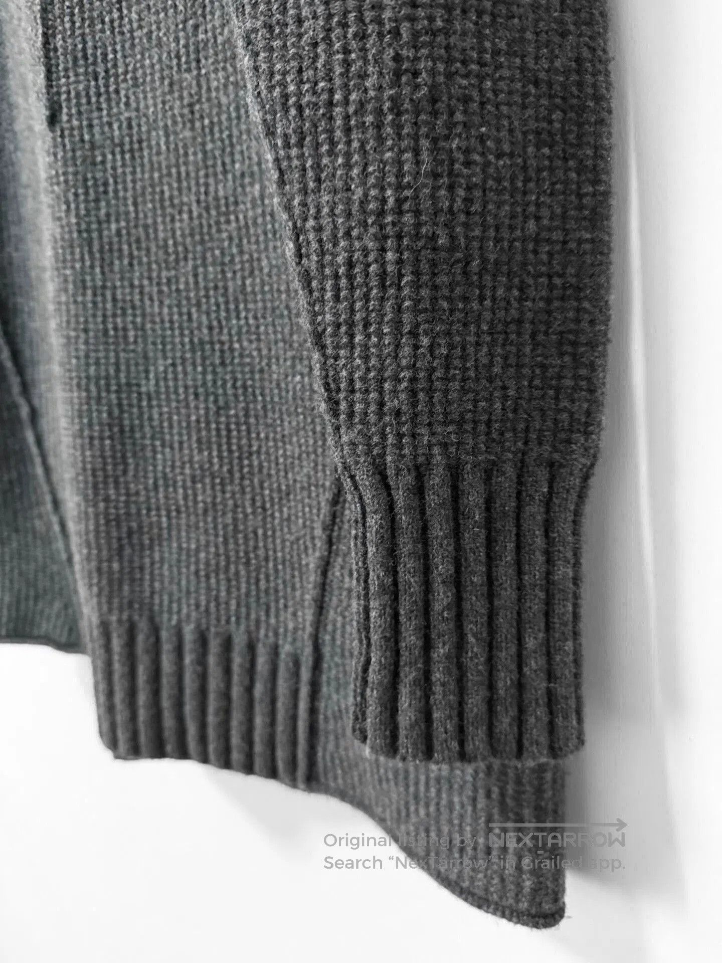 Japanese Brand Dark Deconstructed High Neck Sweater. Size US L / EU 52-54 / 3 - 8 Thumbnail