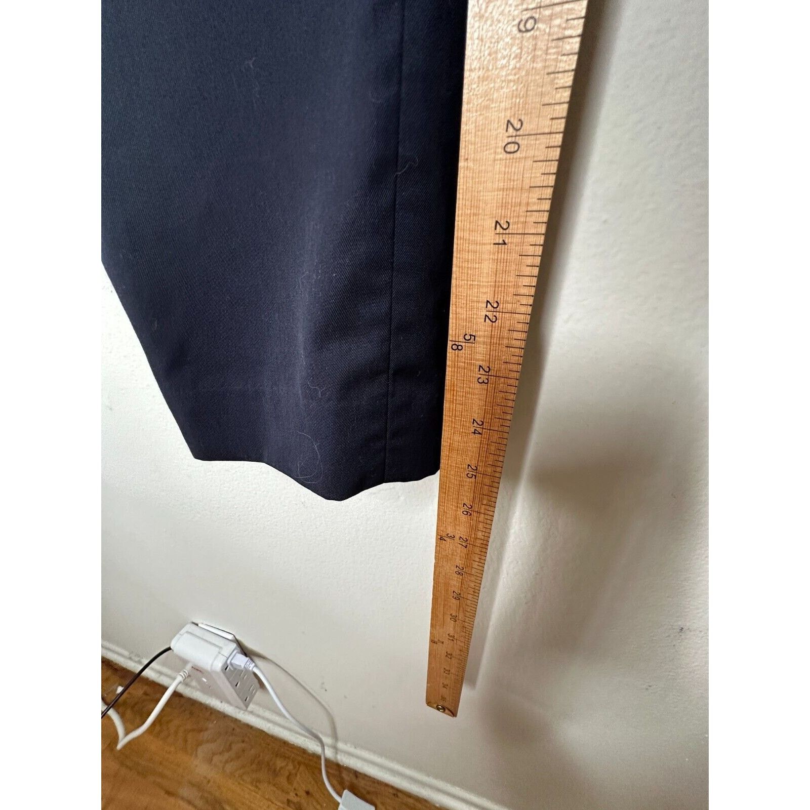 Everlane Everlane Black Italian GoWeave Easy Pull On Wool Pant 0 Size 25" / US 0 / IT 36 - 14 Thumbnail