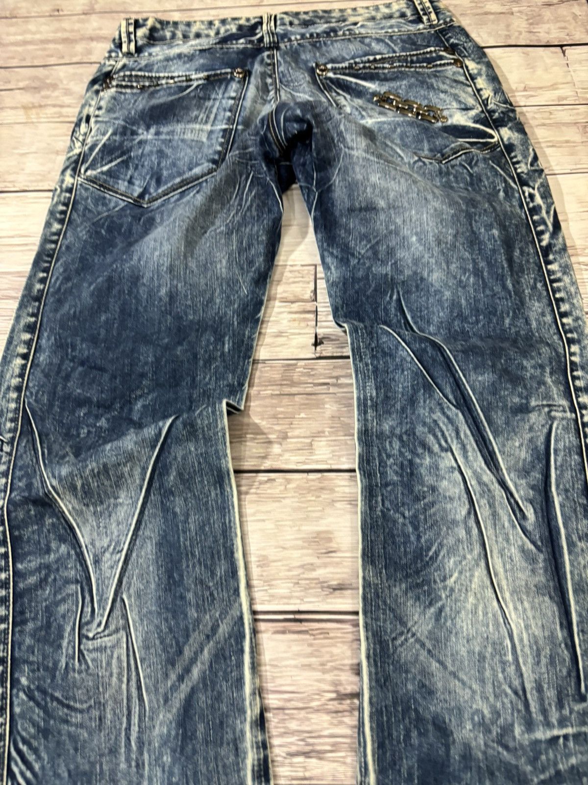Hysteric Glamour × Japanese Brand 💥 HYSTERIC GLAMOUR BALENCIAGA STYLE JAPANESE JEANS Size US 32 / EU 48 - 4 Thumbnail