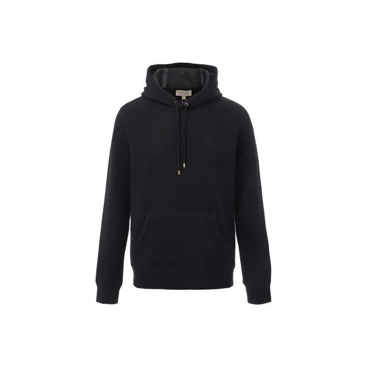 Burberry Burberry Burberry Hoodie with Embroidered Logo Black-2507