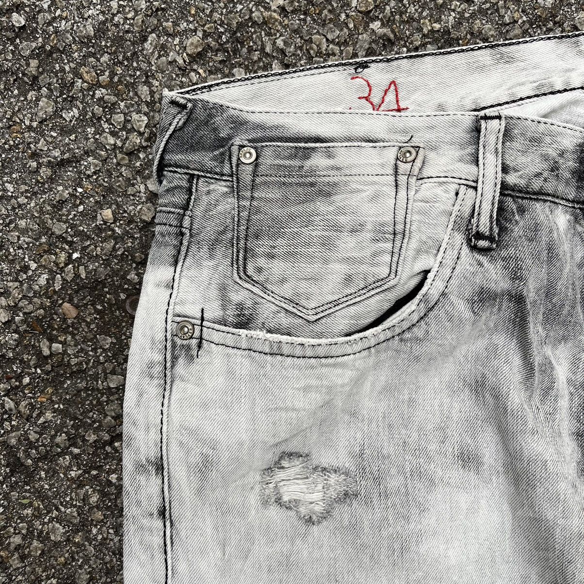 Hysteric Glamour Replay Maestro Denim Acid Washed Vintage Y2K Jeans Size US 34 / EU 50 - 4 Thumbnail