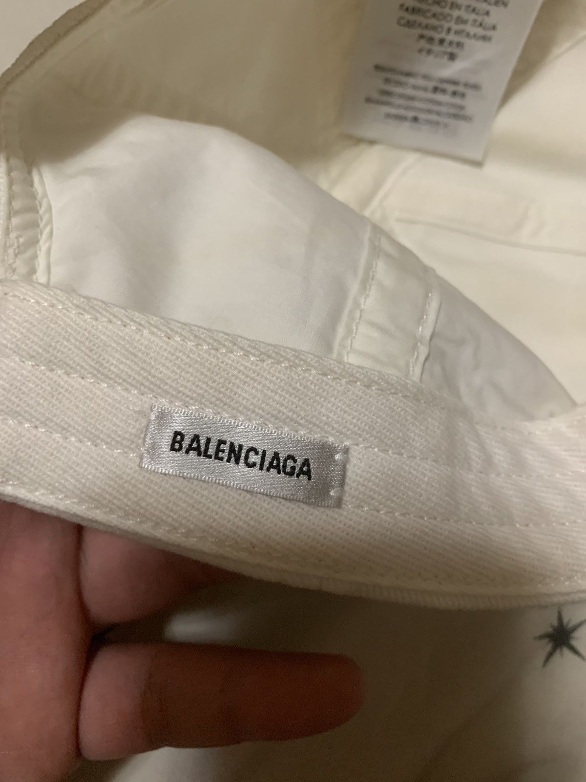 Balenciaga Balenciaga white hat Size ONE SIZE - 7 Thumbnail