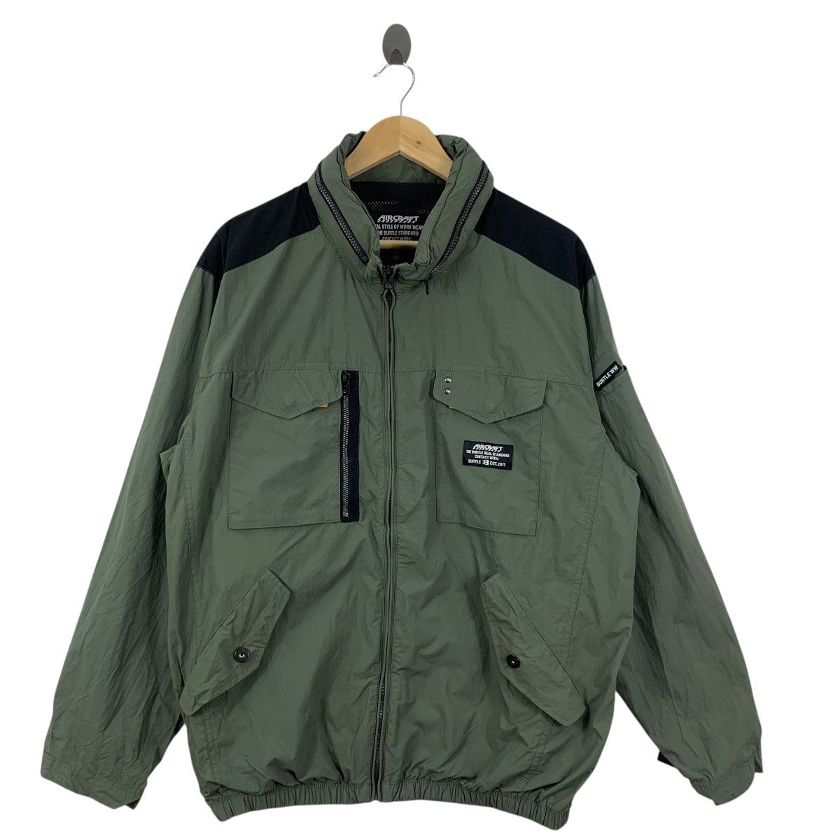 Vintage Vintage BURTLE WW AIRCRAFT Collection Gorpcore Jacket Size US XXL / EU 58 / 5 - 5 Thumbnail