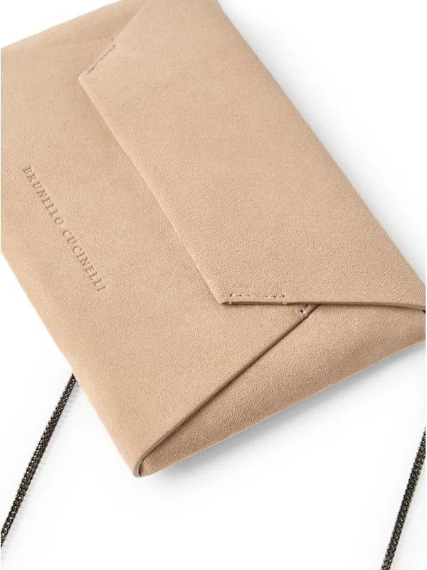 Brunello Cucinelli o1la1rc1a0326 Size: OS / Leather Shoulder Handle Bag Beige Size ONE SIZE - 3 Thumbnail
