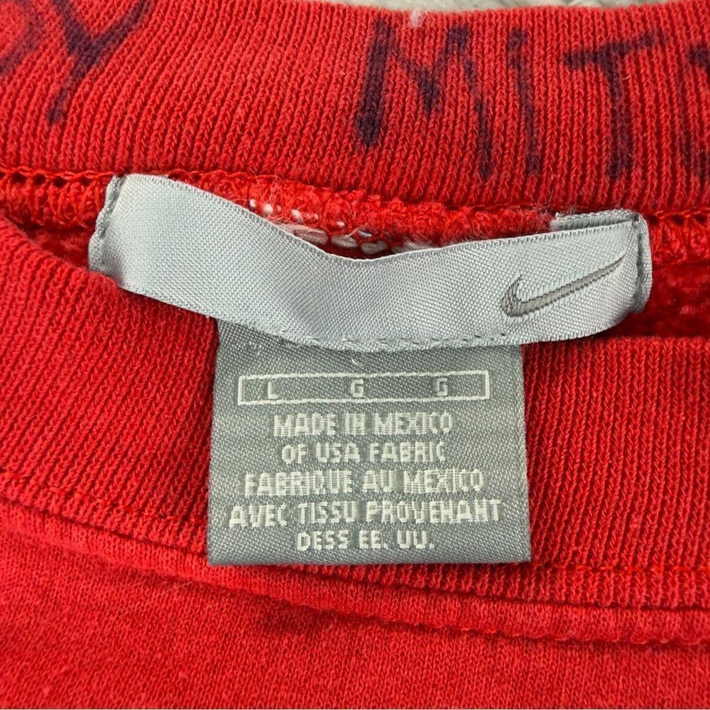 Nike Nike Rework Men's Size Large Vintage Fleece Lined Red/Blue Size US L / EU 52-54 / 3 - 2 Thumbnail