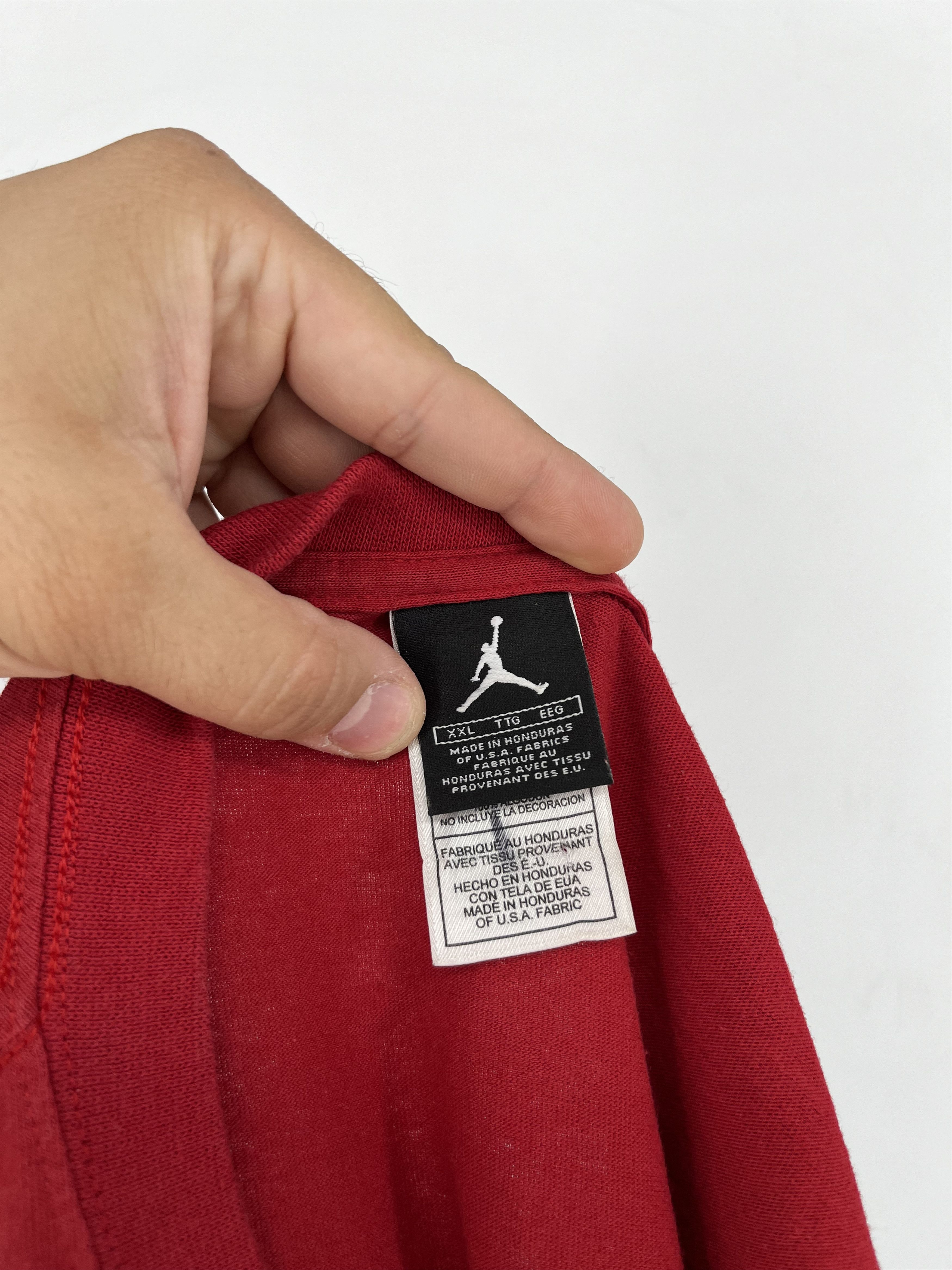 AJ Air Jordan Double Side Flight Shirt Jump Man Big Size XXL
